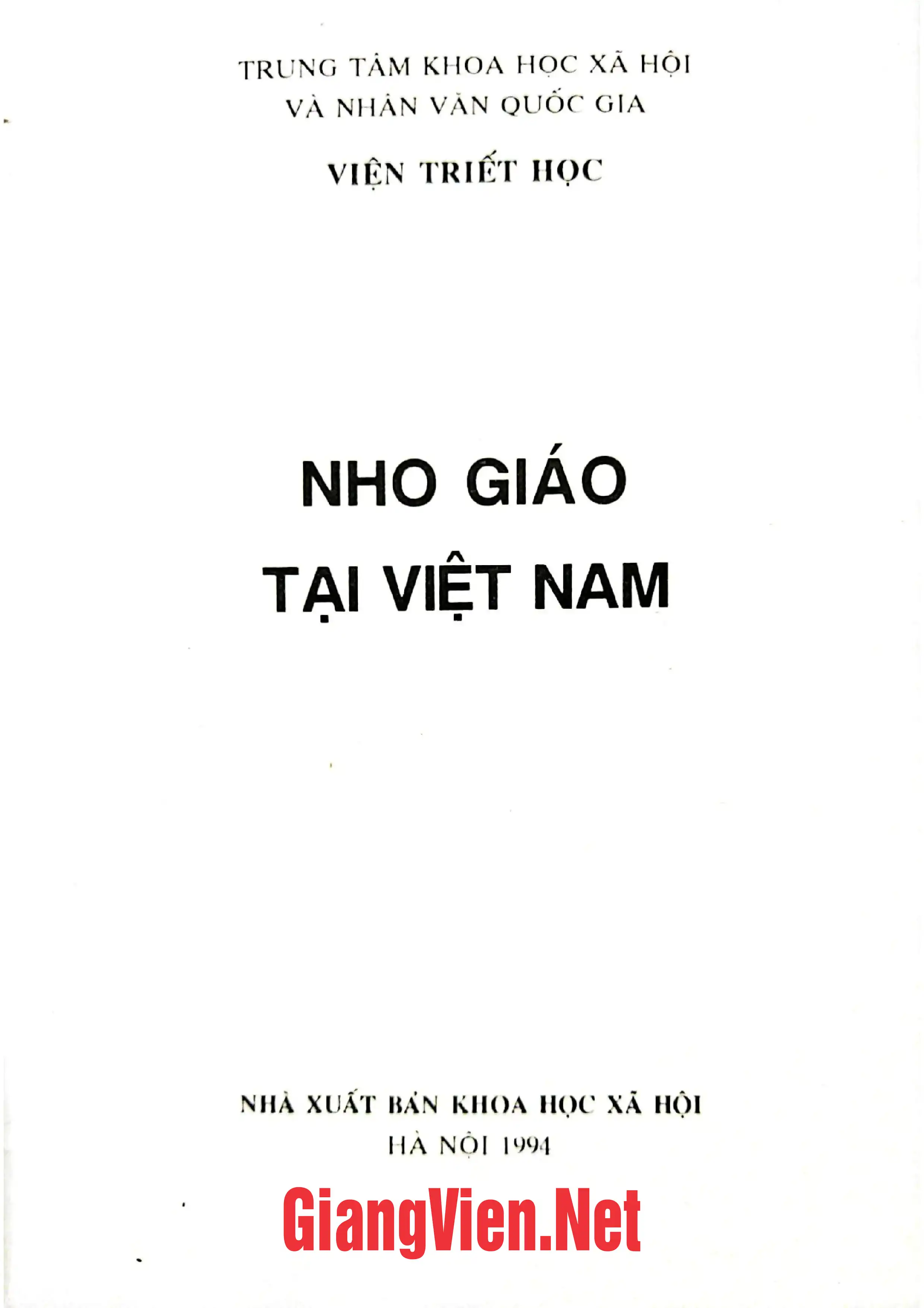 Nho giáo tại Việt Nam