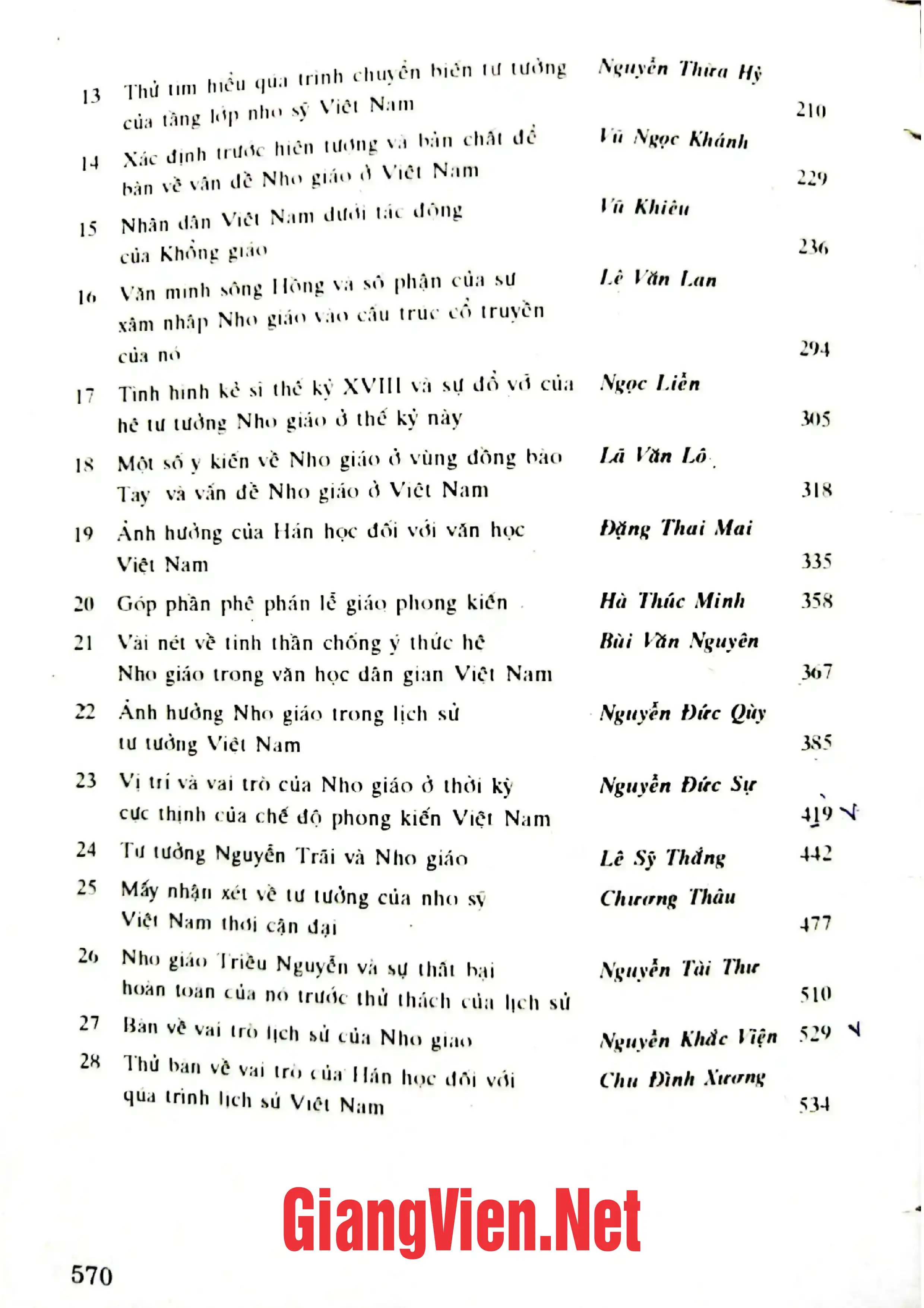 Ảnh minh họa nội dung cuốn sách: Nho giáo tại Việt Nam
