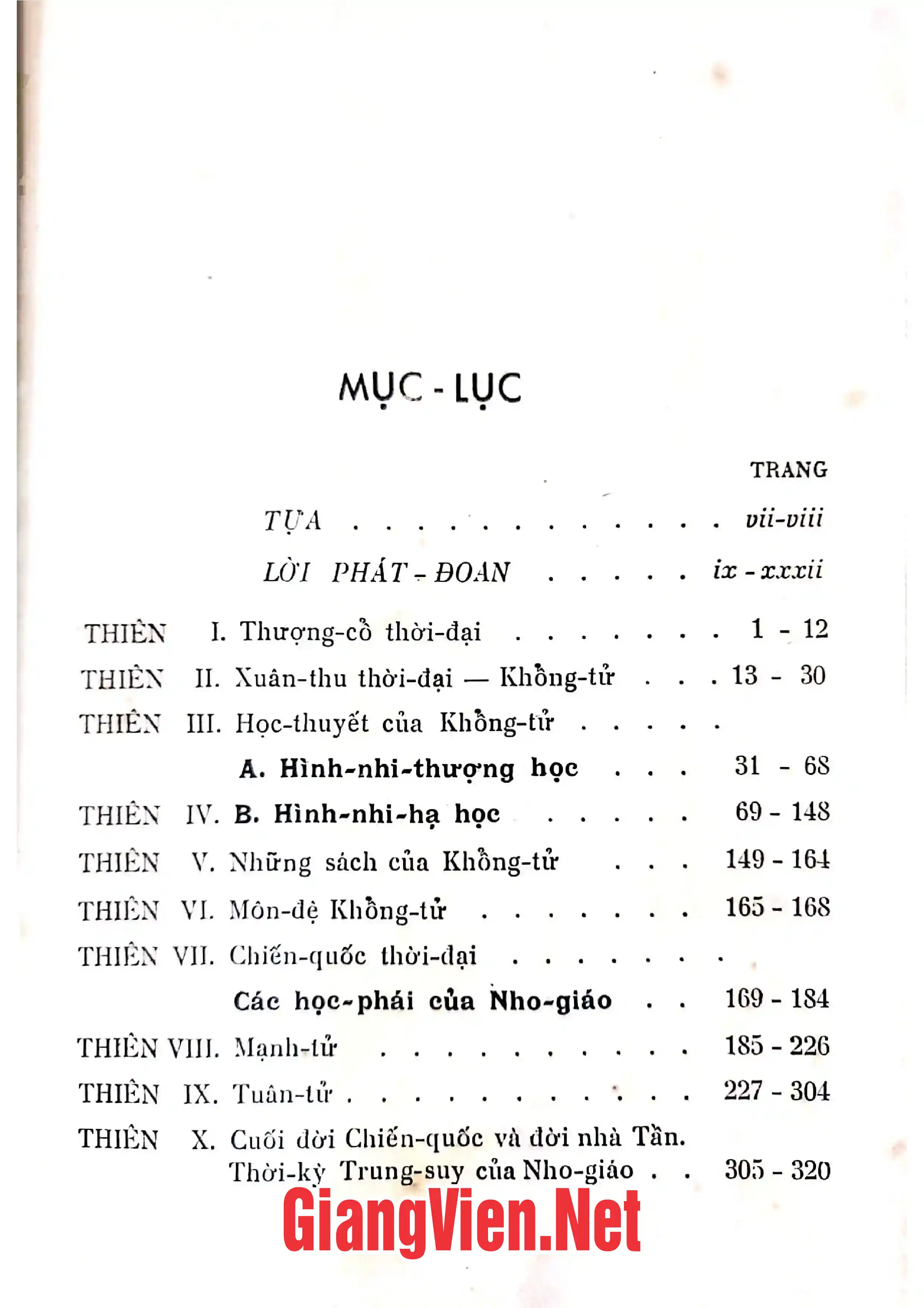 Ảnh minh họa nội dung cuốn sách: Nho giáo, Quyển thượng