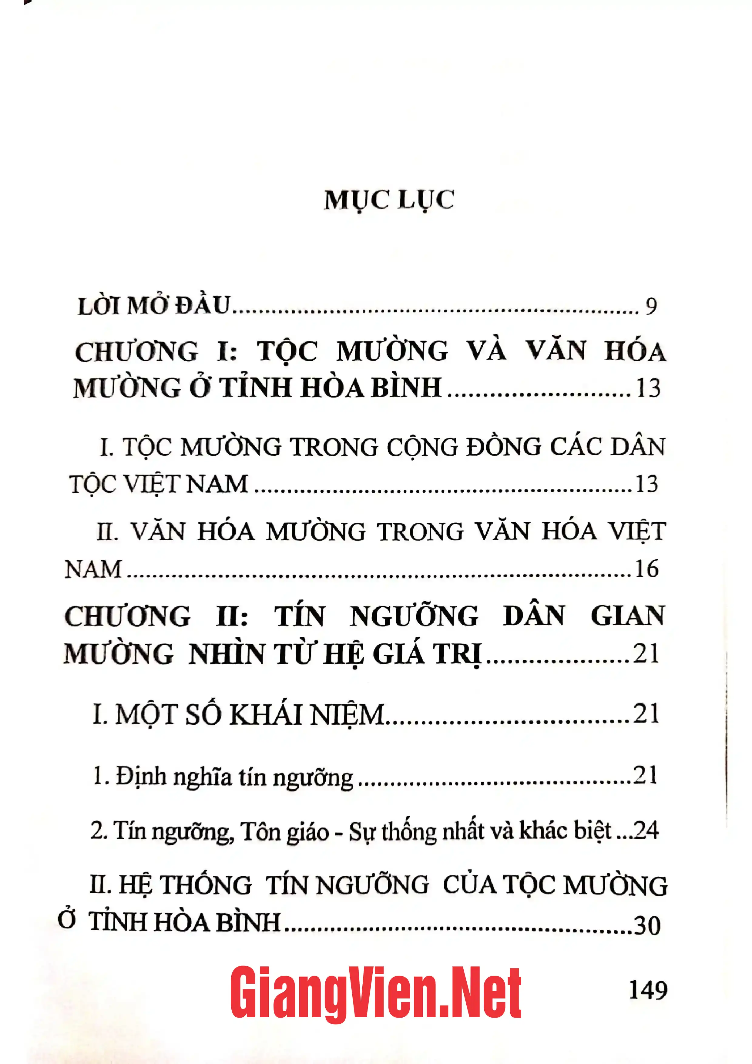 Ảnh minh họa nội dung cuốn sách: Tín ngưỡng dân gian của người Mường ở Hòa Bình