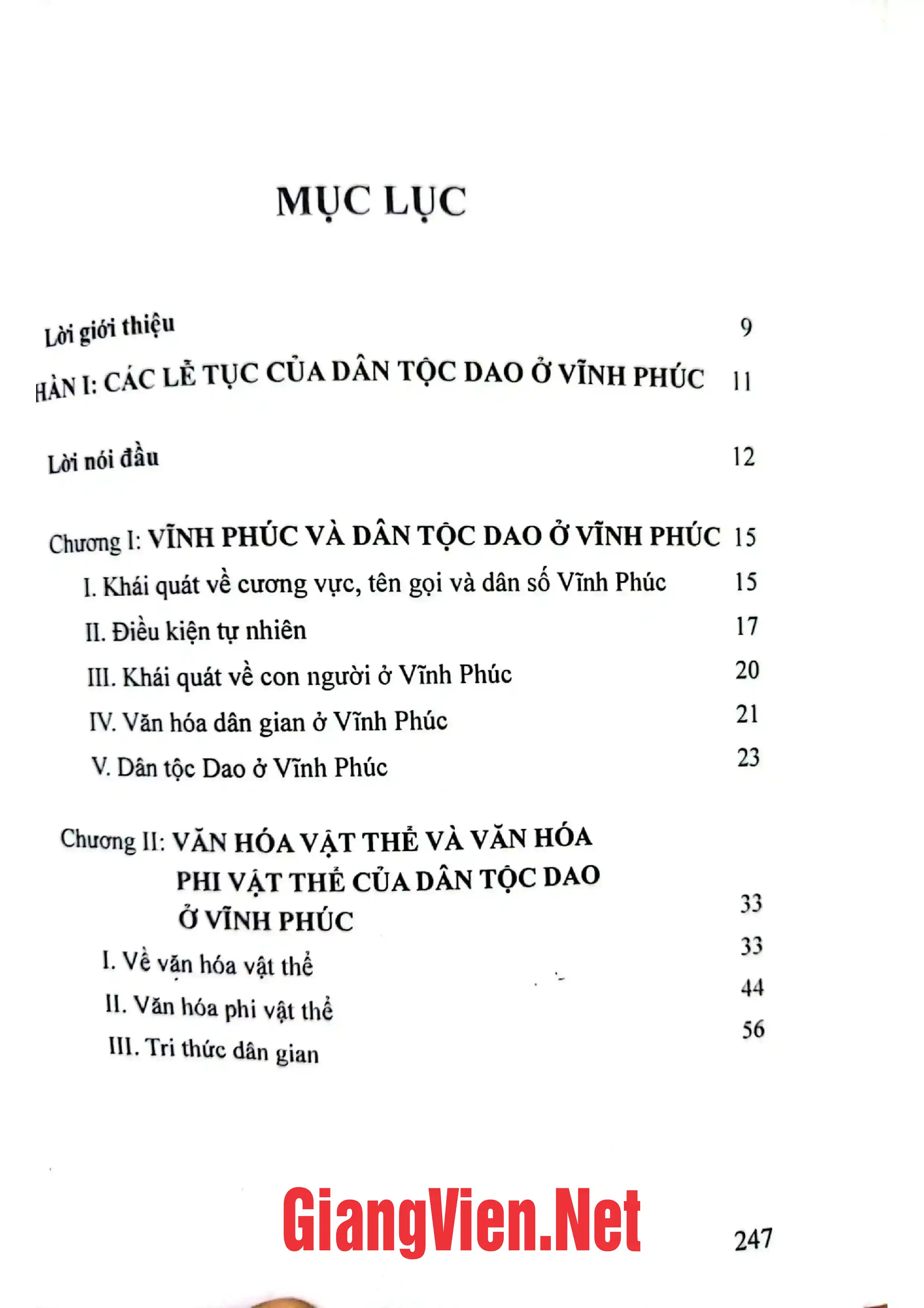 Ảnh minh họa nội dung cuốn sách: Lễ tục của người Dao ở Vĩnh Phúc và Lào Cai