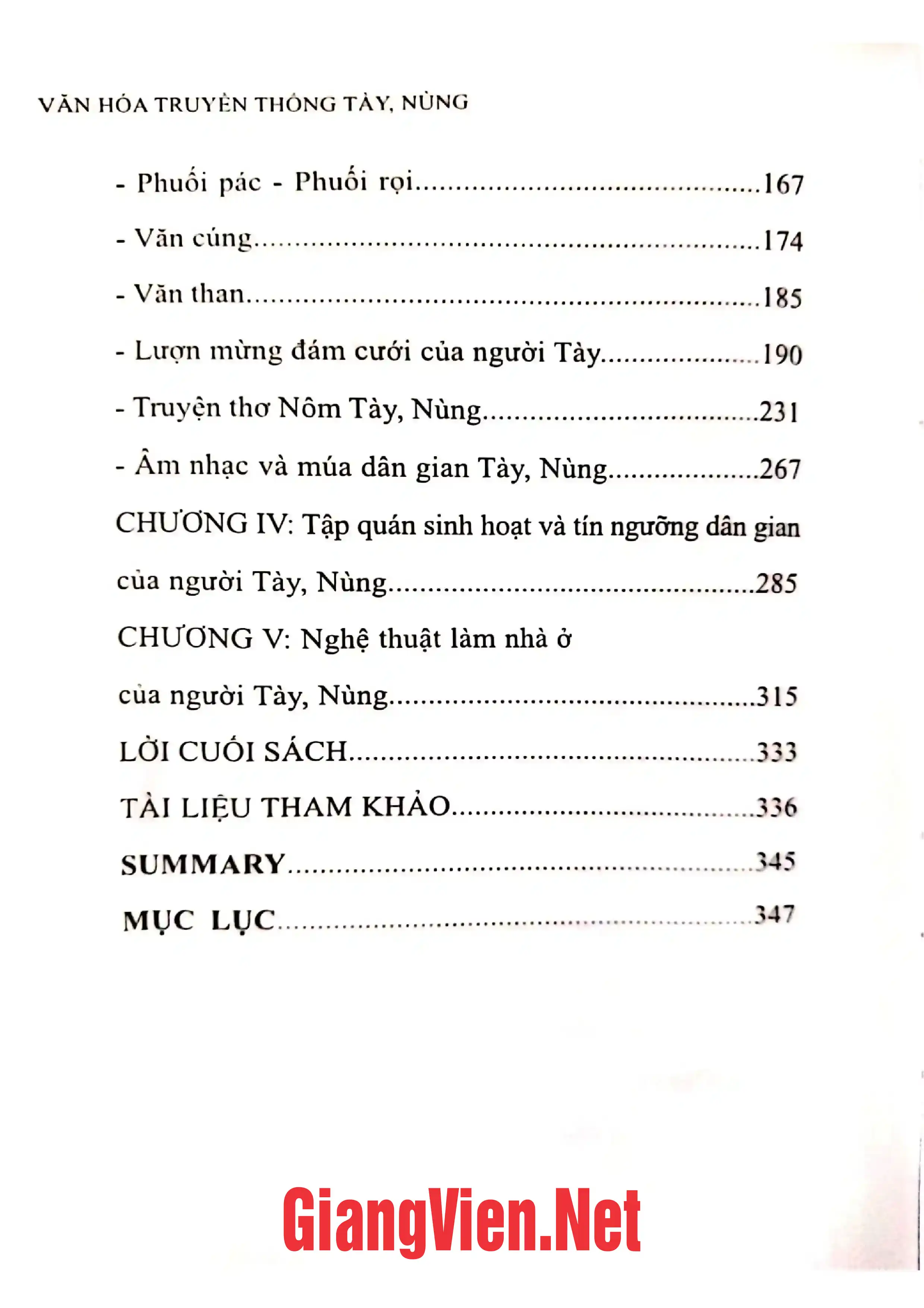 Ảnh minh họa nội dung cuốn sách: Văn hóa truyền thống Tày Nùng