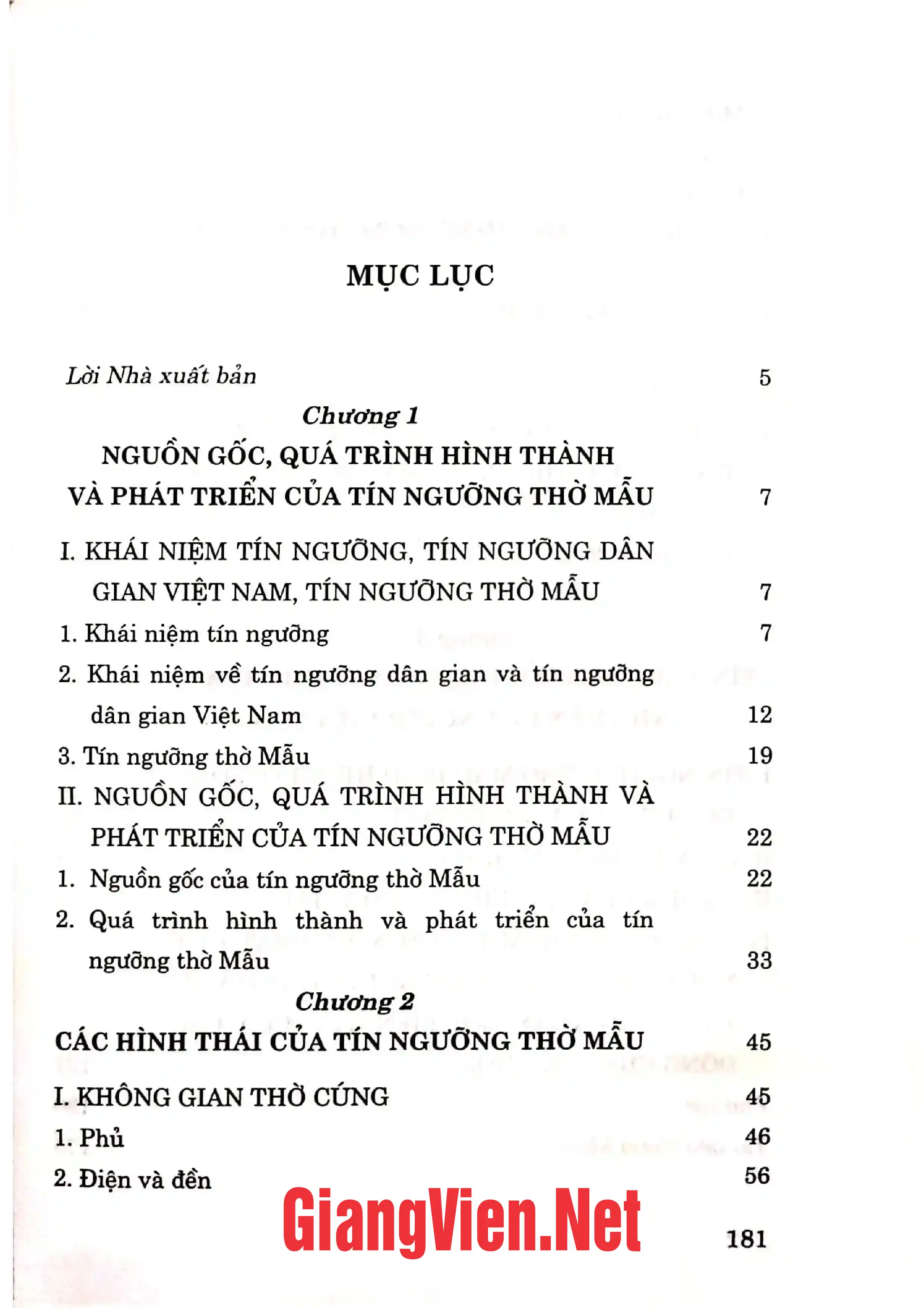 Ảnh minh họa nội dung cuốn sách: Tín ngưỡng thờ Mẫu của người Việt Nam