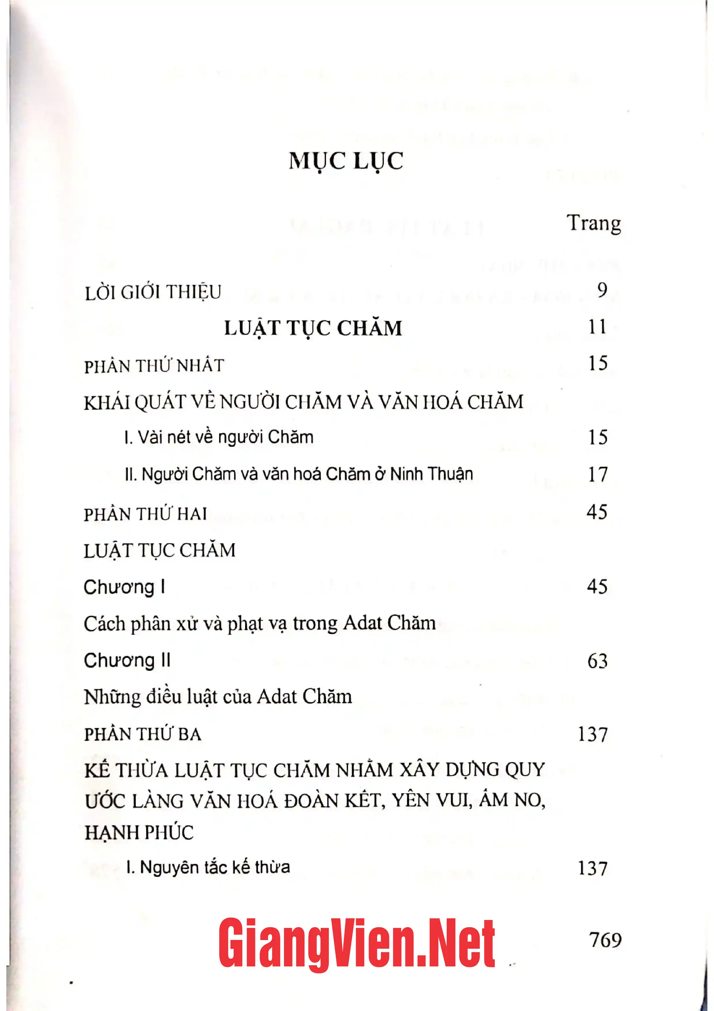 Ảnh minh họa nội dung cuốn sách: Luật tục Chăm và luật tục Raglai