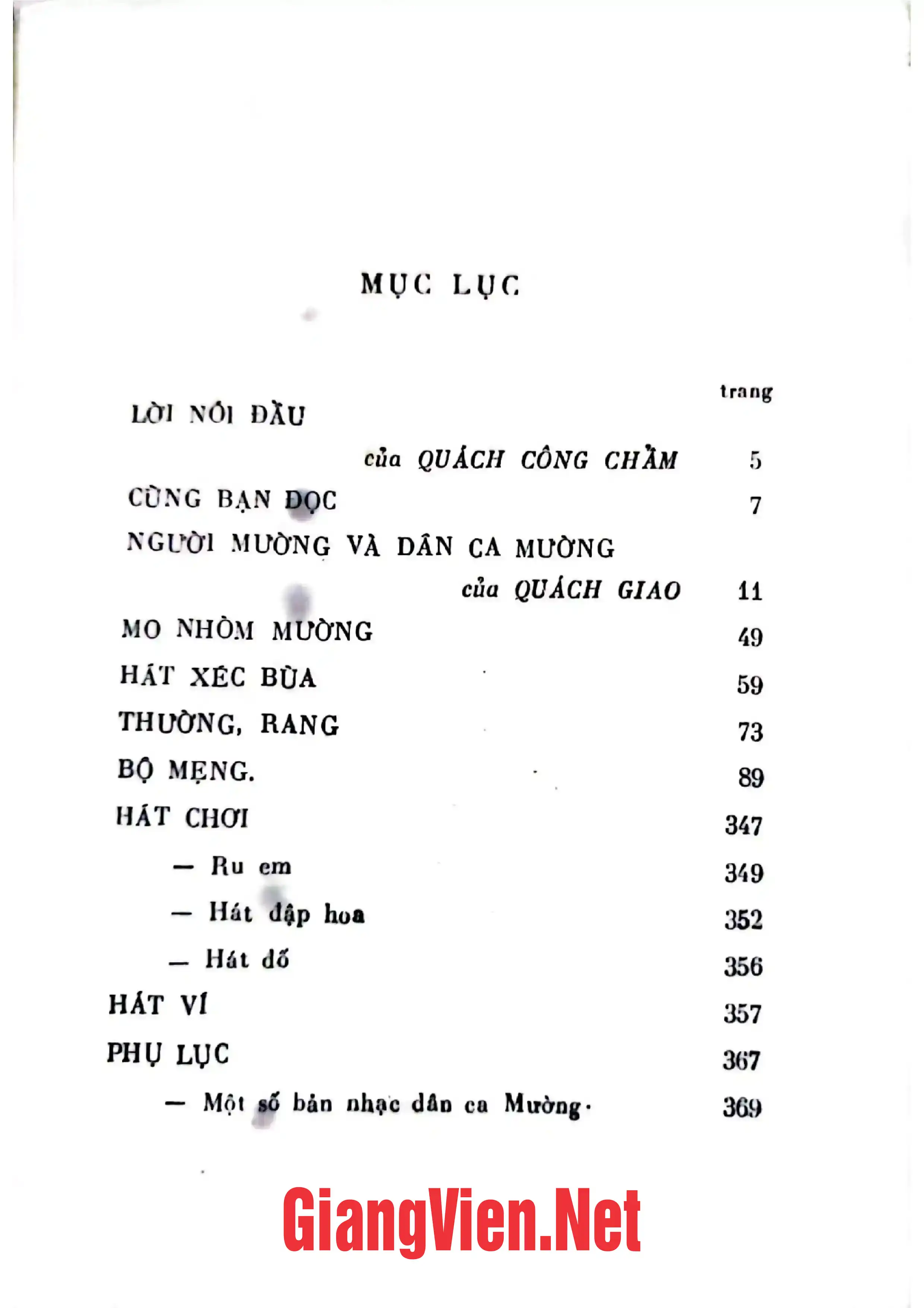 Ảnh minh họa nội dung cuốn sách: Dân ca Mường Hòa Bình