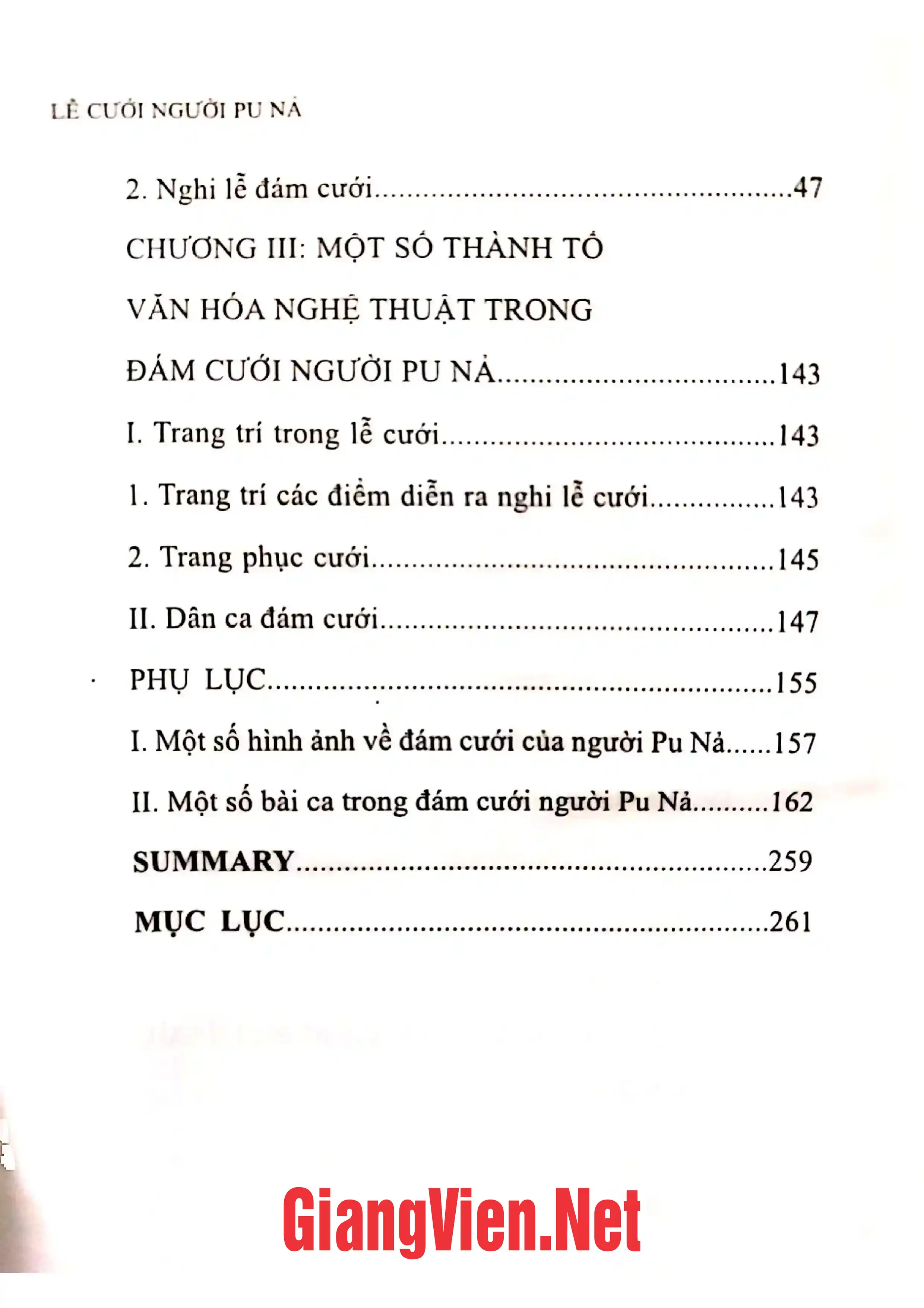 Ảnh minh họa nội dung cuốn sách: Lễ cưới của người Pu Nả