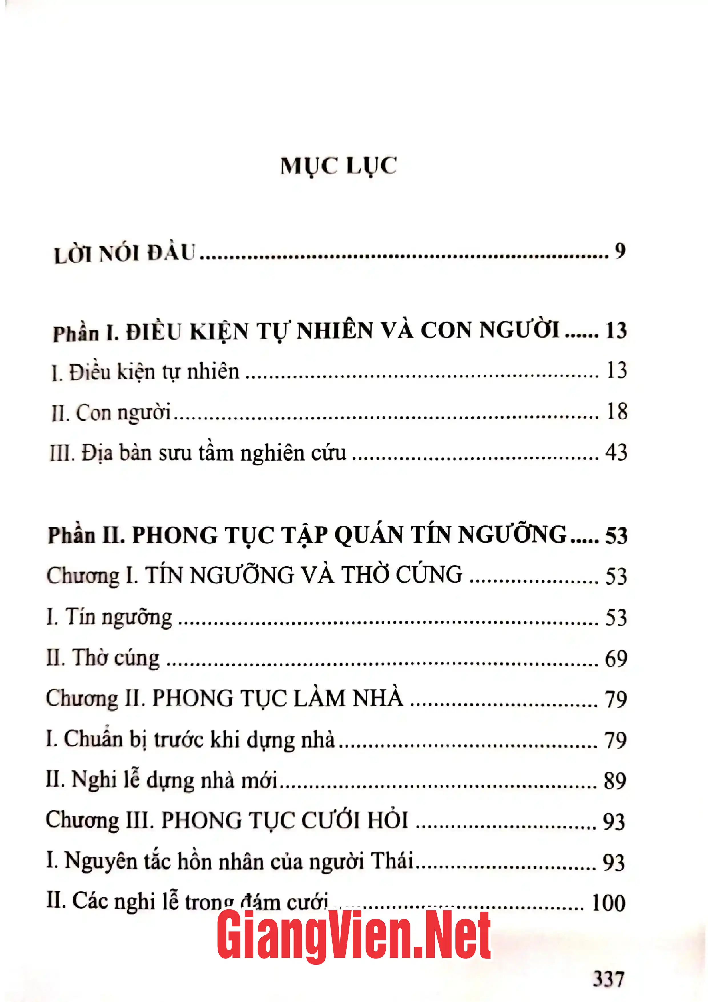 Ảnh minh họa nội dung cuốn sách: Phong tục tập quá của người Tày Thanh ở Nghệ An