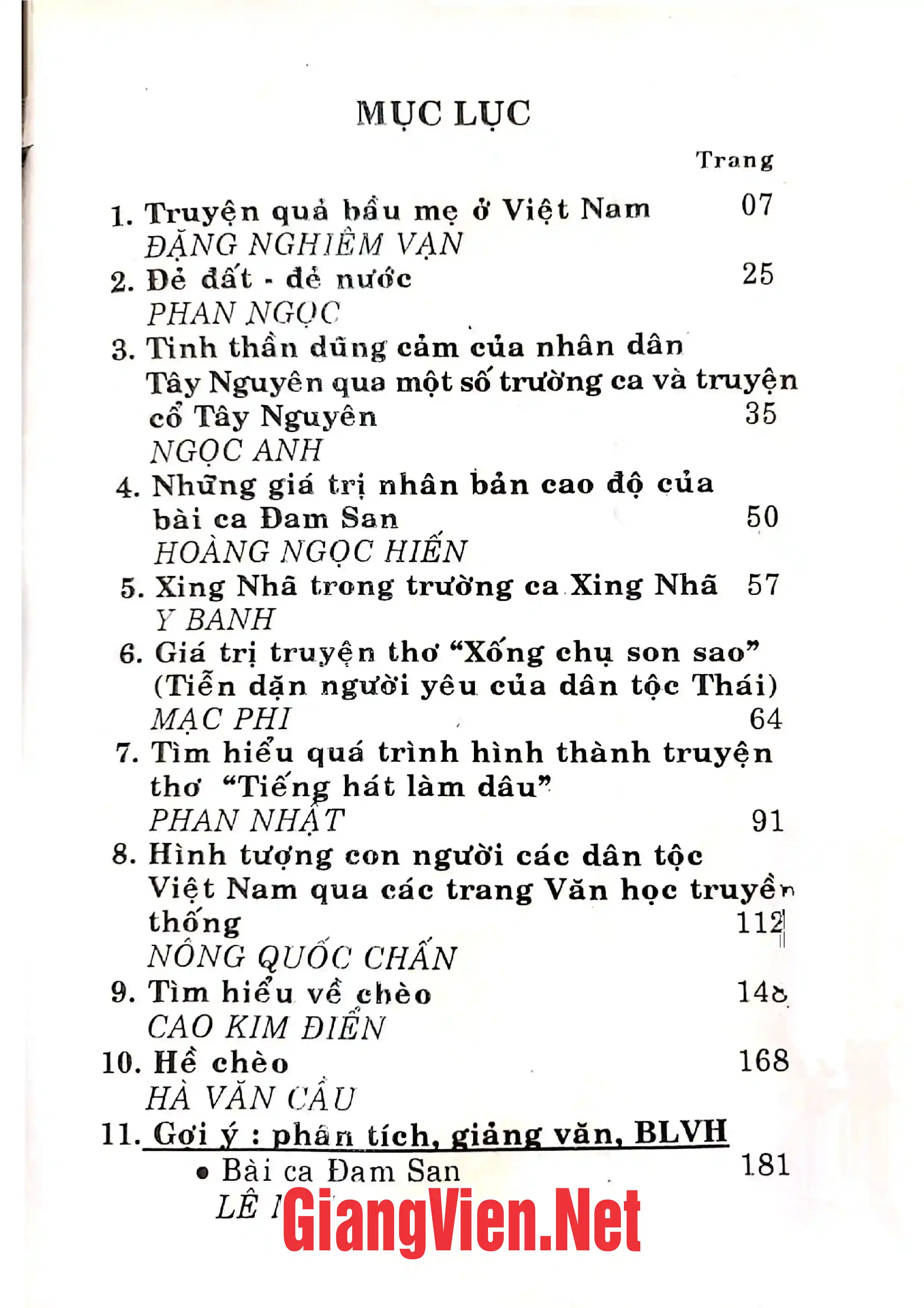 Ảnh minh họa nội dung cuốn sách: Tryuện cổ tích thần thoại- Sử thi Dân tộc ít người, Truyện thơ- chèo