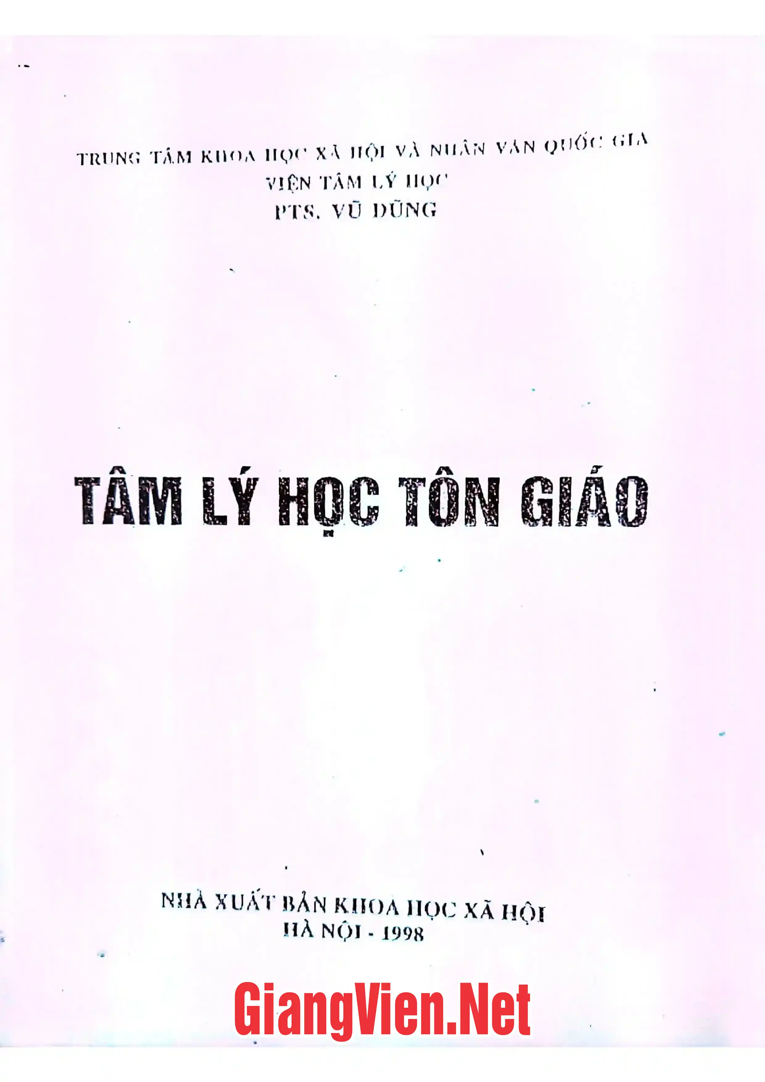 Tâm lý học tôn giáo
