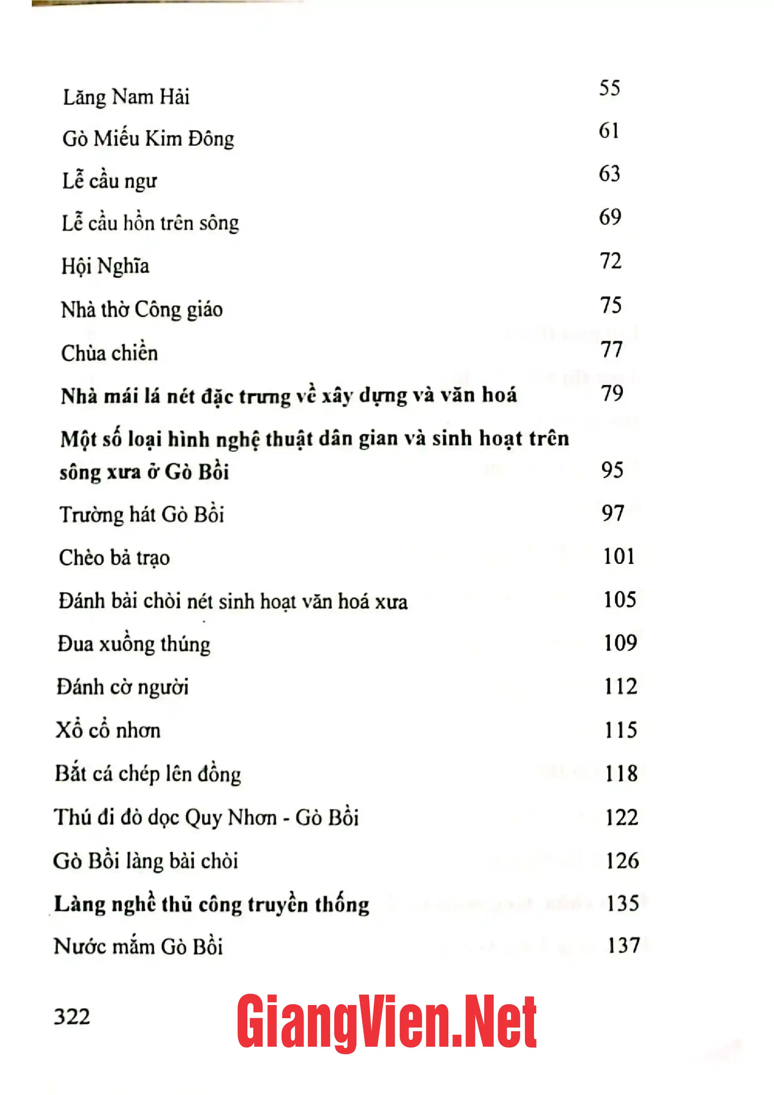 Ảnh minh họa nội dung cuốn sách: Văn hóa làng Gò Bồi