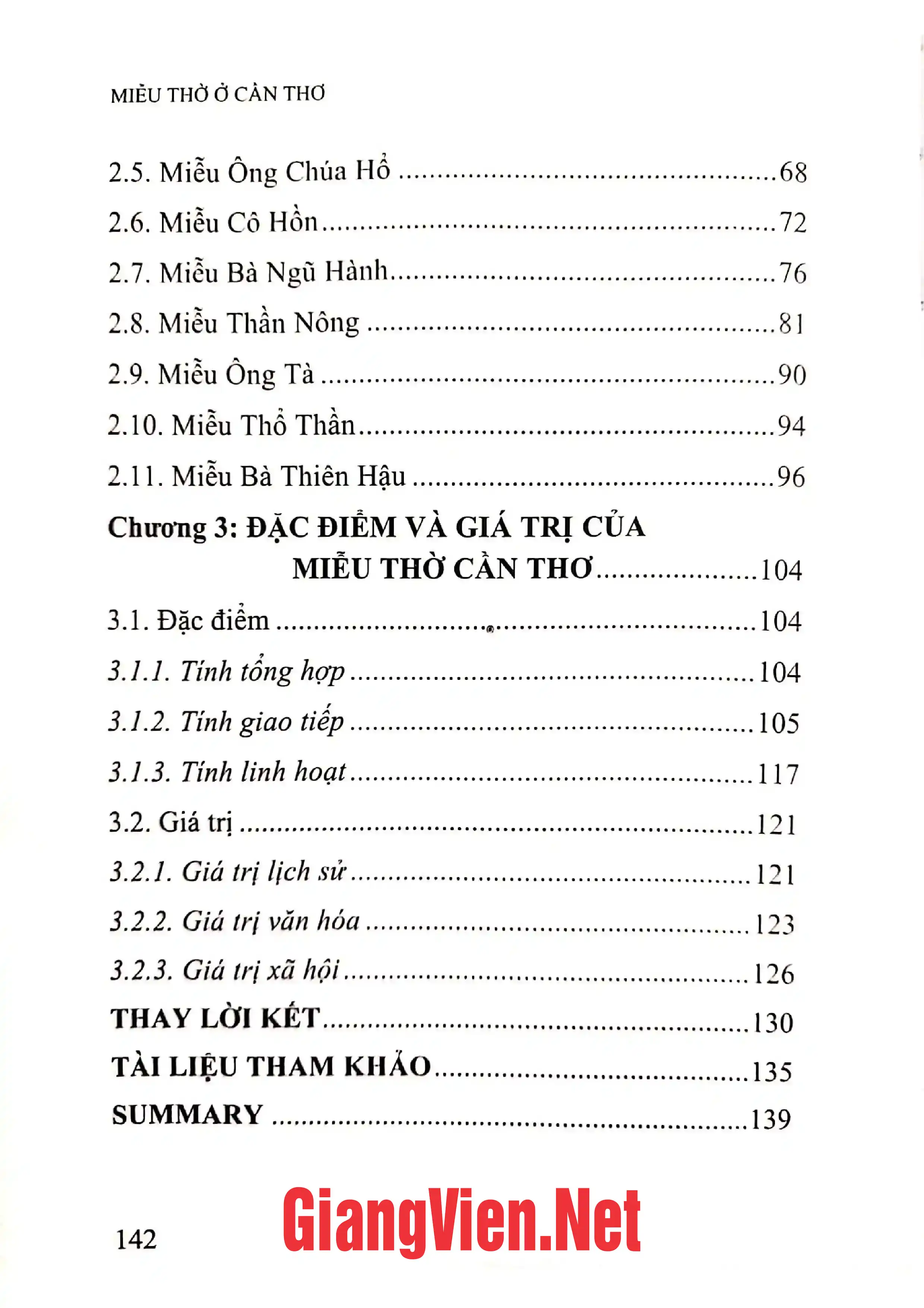 Ảnh minh họa nội dung cuốn sách: Miếu thờ ở Cần Thơ