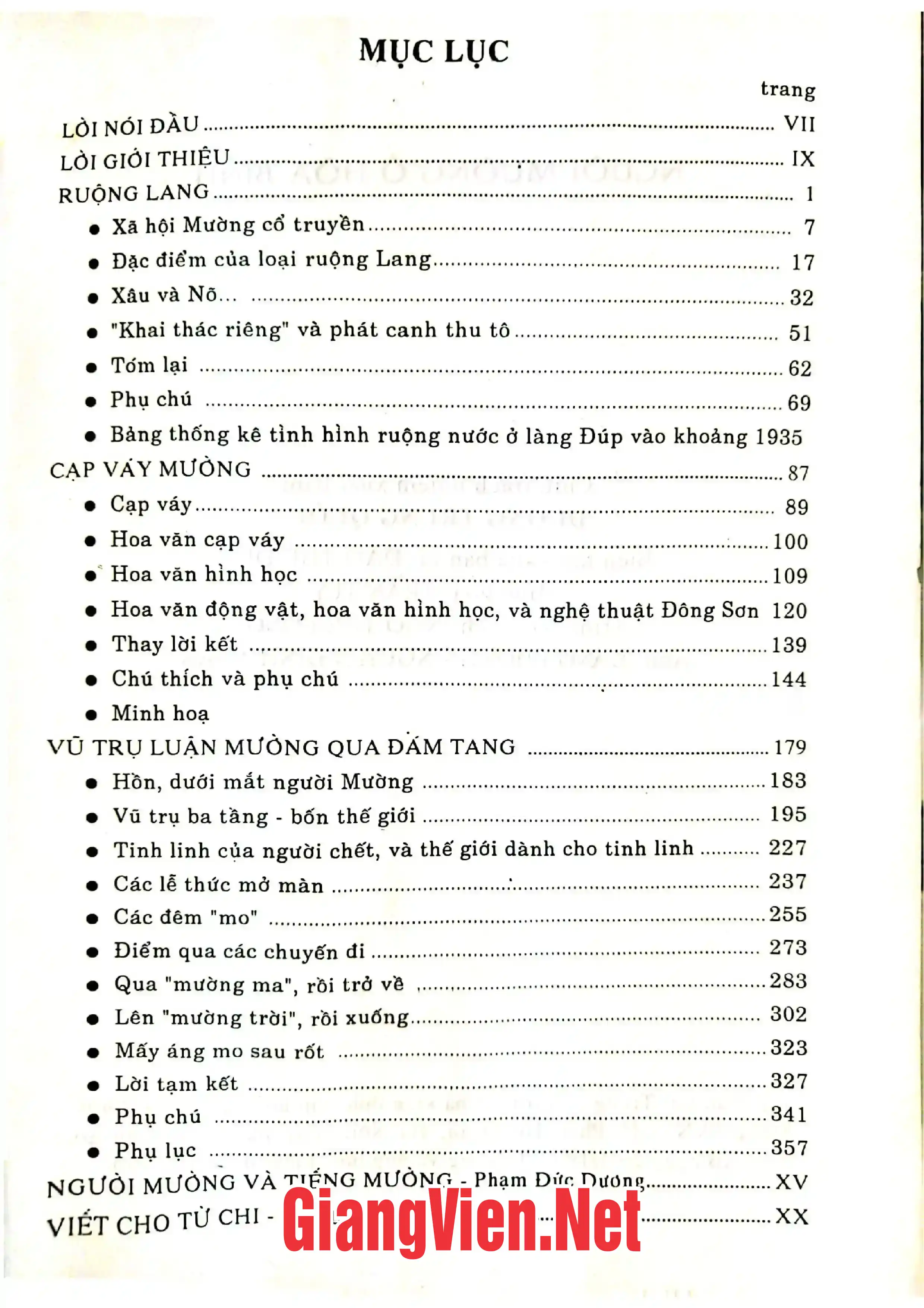 Ảnh minh họa nội dung cuốn sách: Người Mường ở Hoà Bình