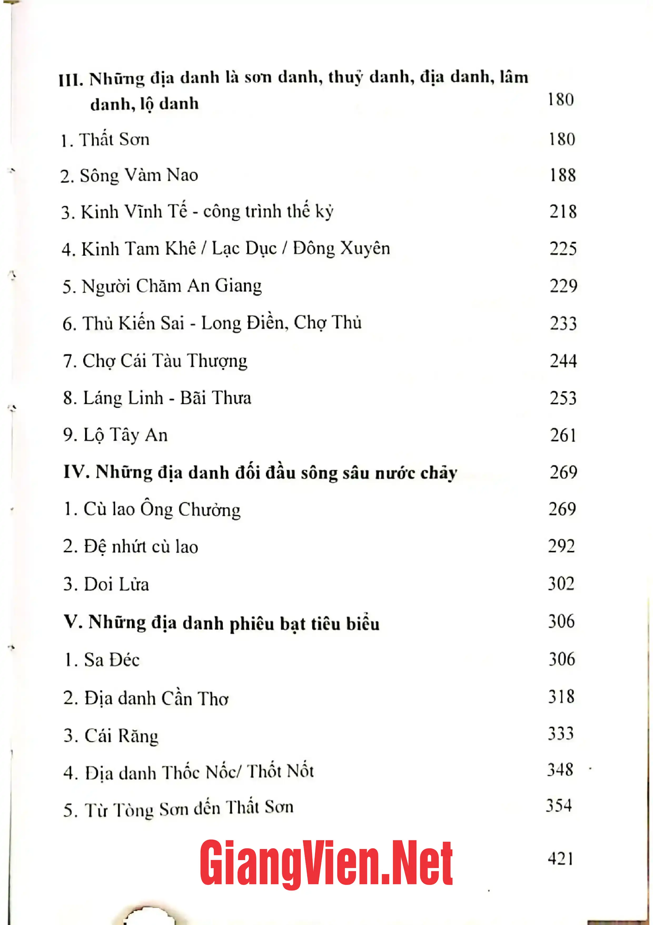 Ảnh minh họa nội dung cuốn sách: Tìm hiểu một số địa danh cổ ở An Giang qua truyền thuyết Dấu ấn văn hóa- Lịch sử địa phương
