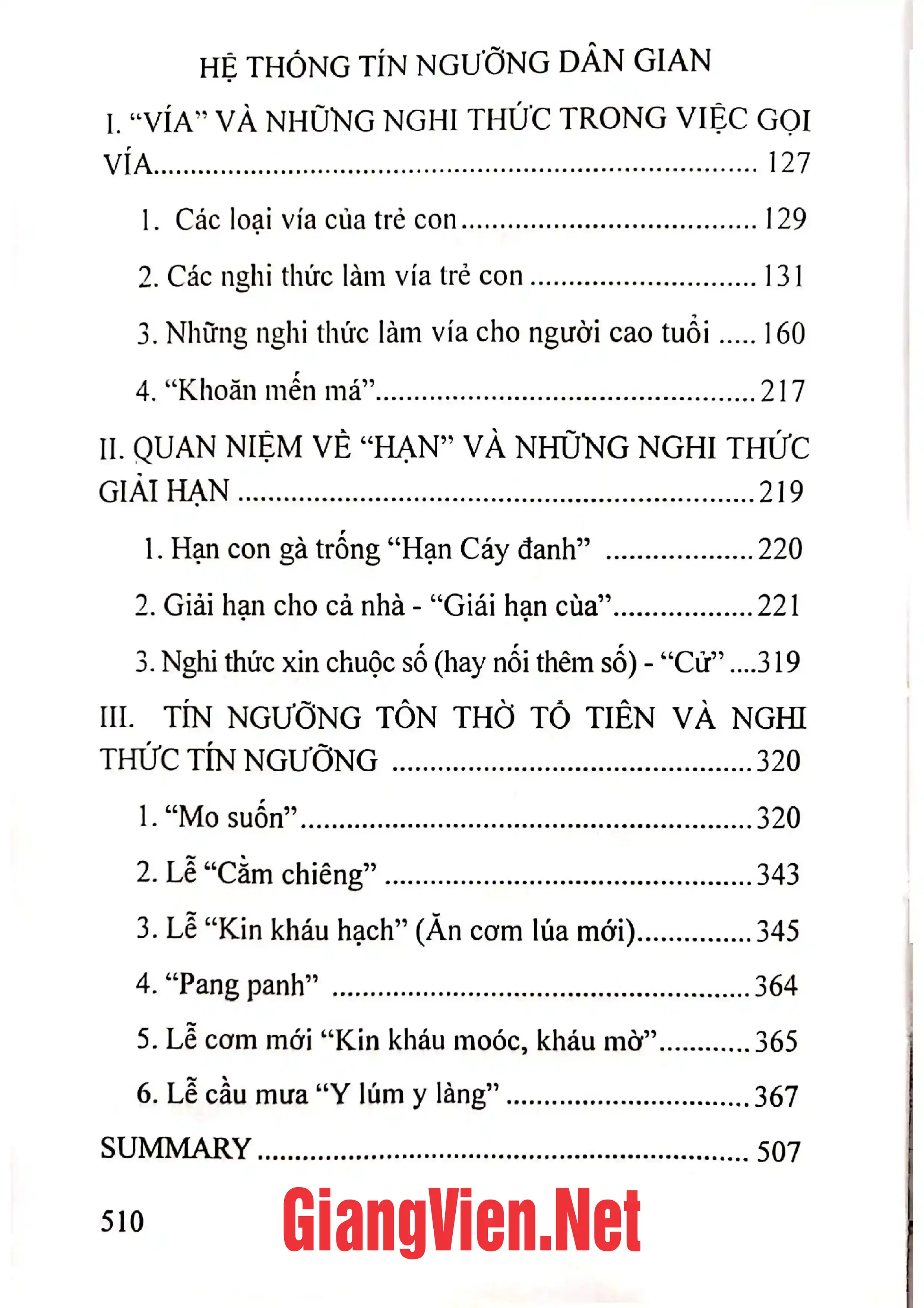Ảnh minh họa nội dung cuốn sách: Tín ngưỡng dân gian người Thái huyện Mai Châu, tỉnh Hòa Bình
