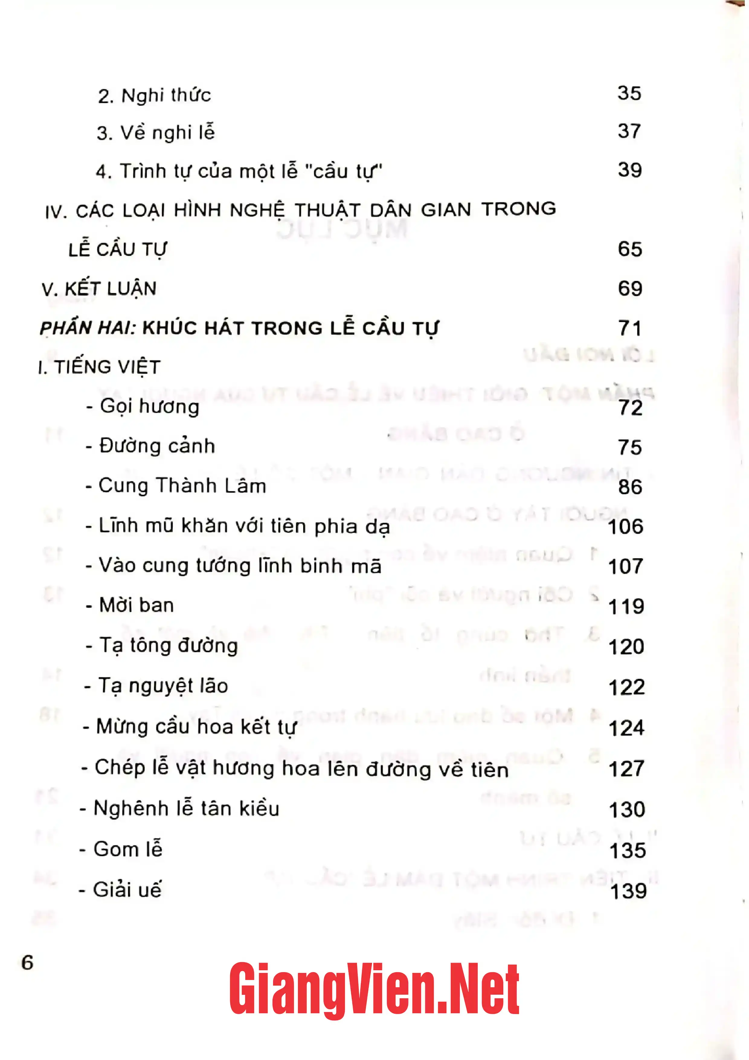 Ảnh minh họa nội dung cuốn sách: Lễ cầu tự của người Tày ở Cao Bằng