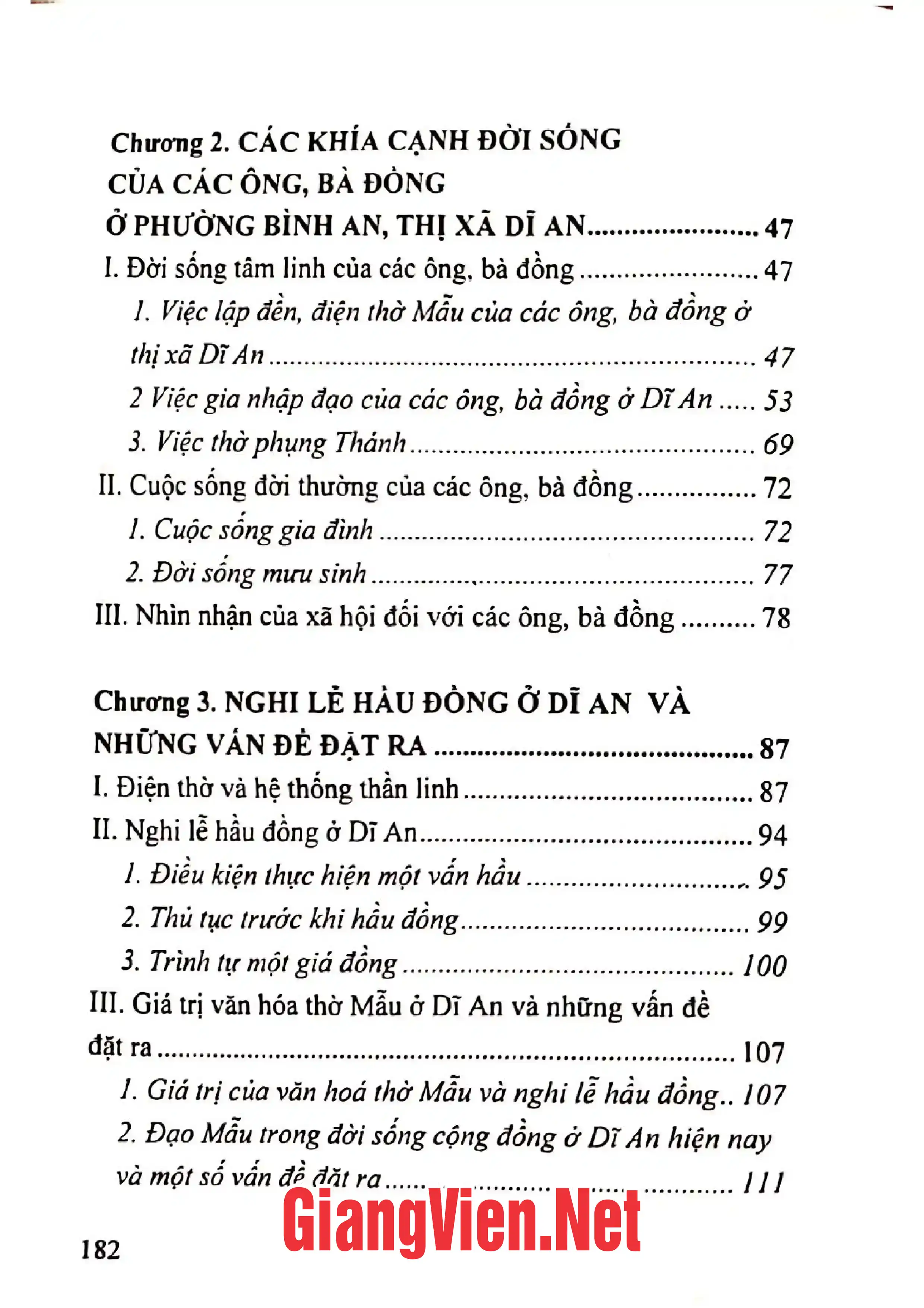 Ảnh minh họa nội dung cuốn sách: Đời sống của ông, bà đồng ở phường Bình An thị xã Dĩ An, tỉnh Bình Dương