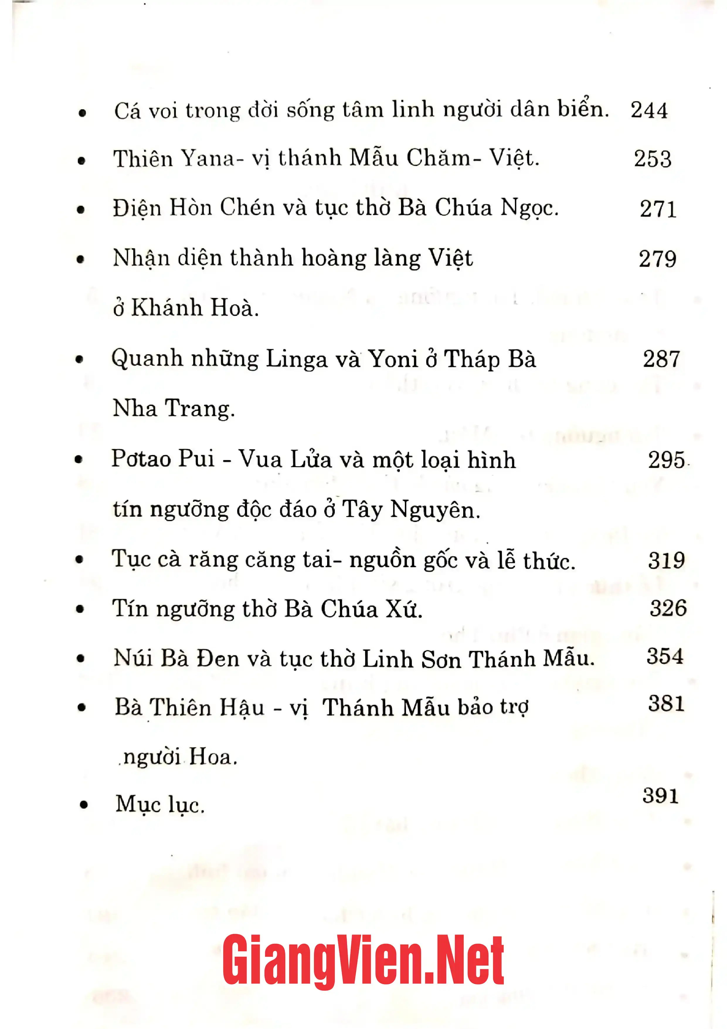 Ảnh minh họa nội dung cuốn sách: Tiếp cận tín ngưỡng dân dã Việt Nam