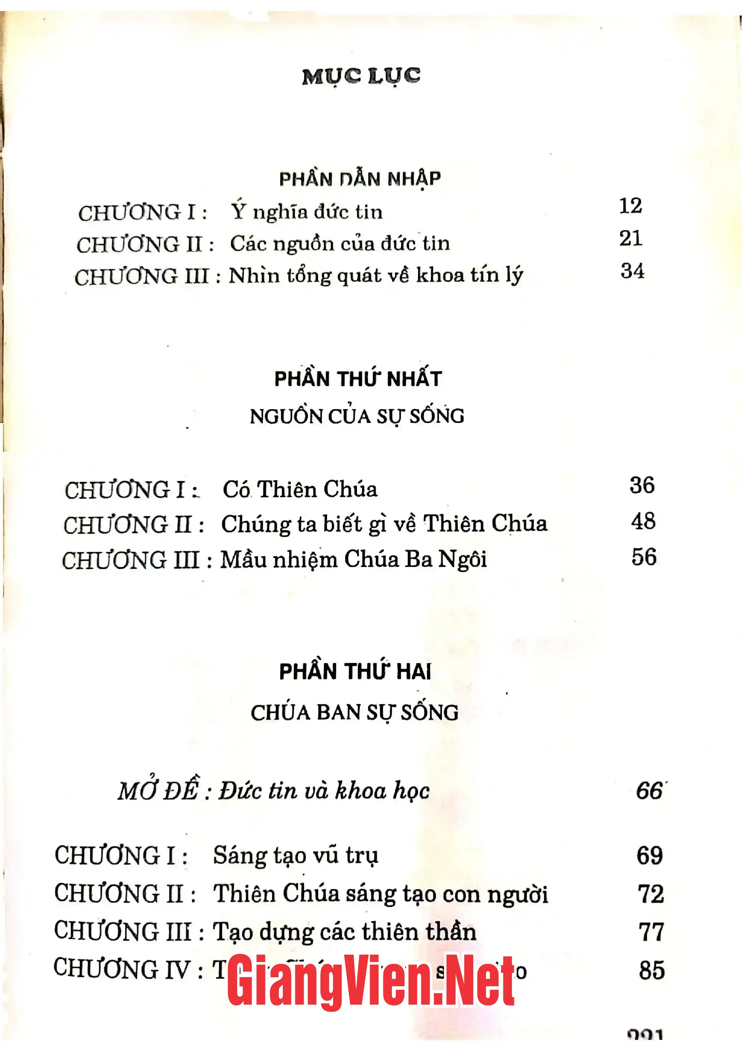 Ảnh minh họa nội dung cuốn sách: Đức tin của người công giáo