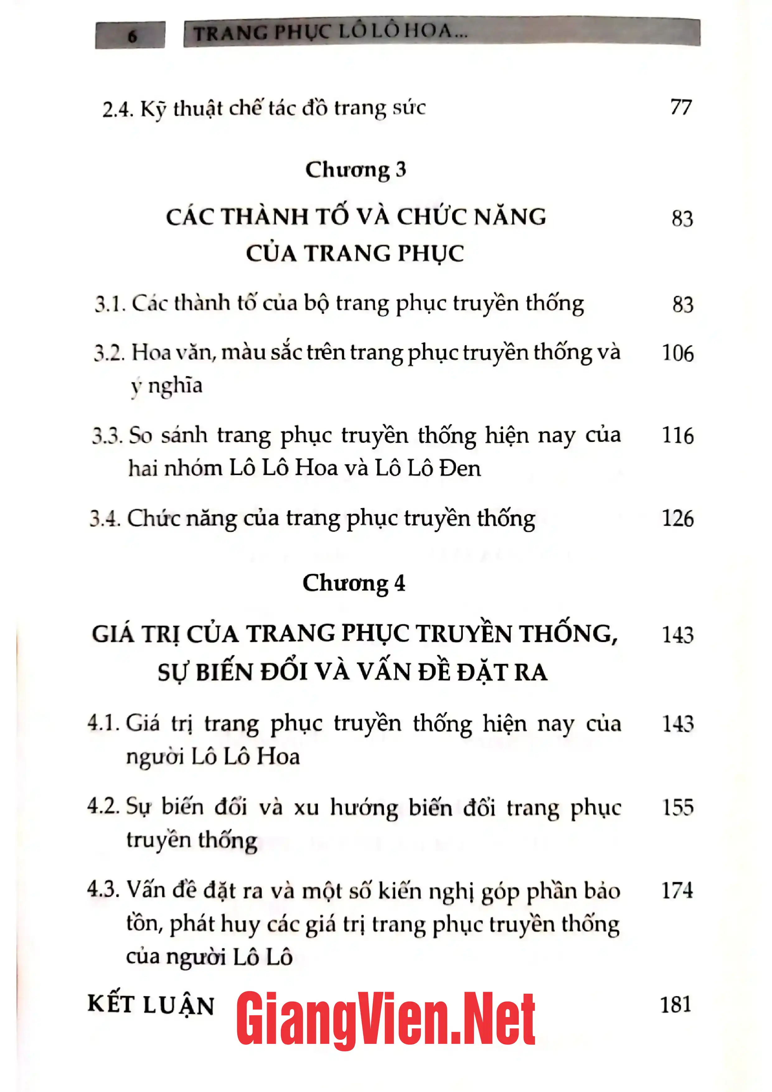 Ảnh minh họa nội dung cuốn sách: Trang phục Lô Lô Hoa ở huyện Mèo Vạc, tỉnh Hà Giang