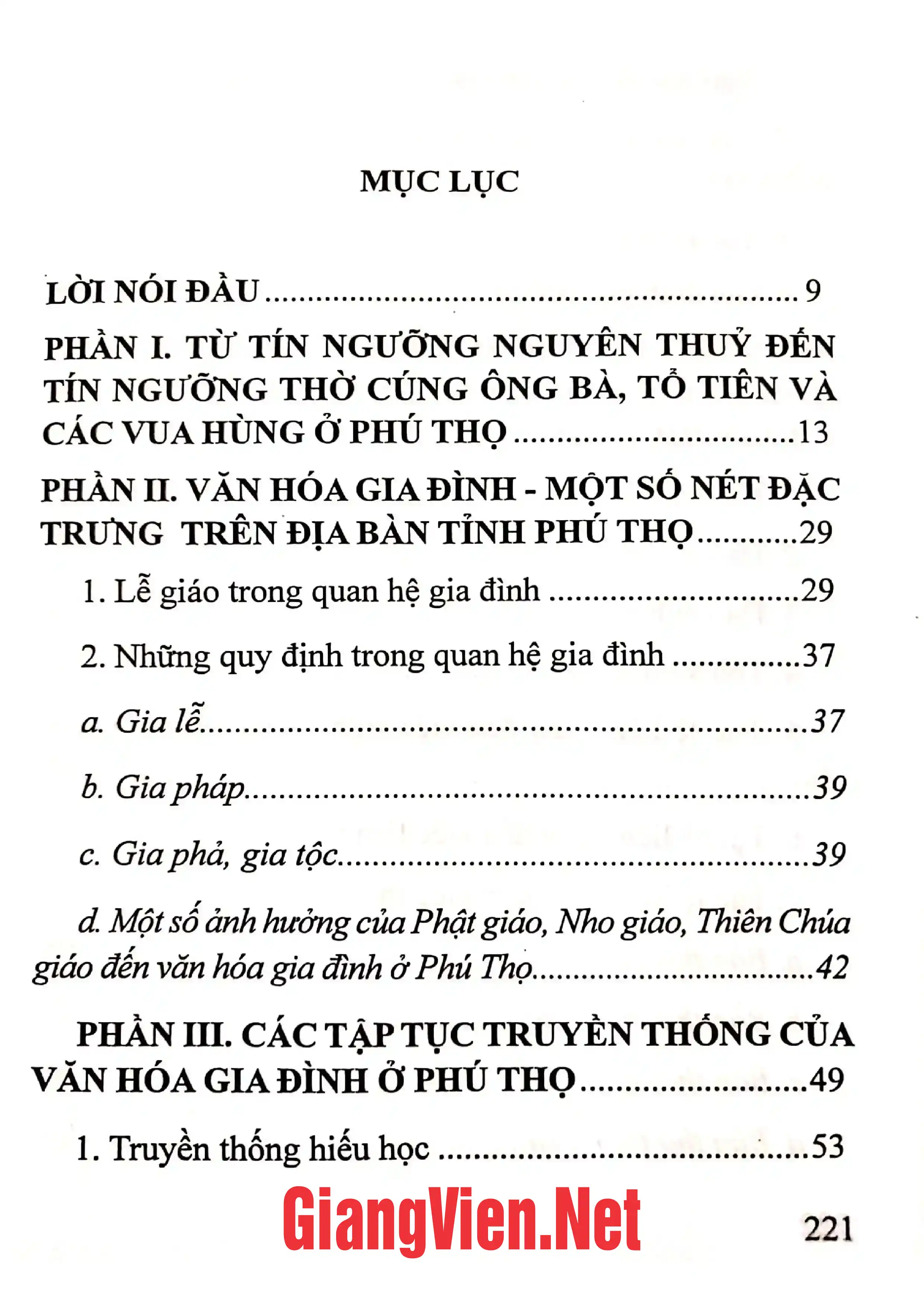 Ảnh minh họa nội dung cuốn sách: Tín ngưỡng thờ cúng ở Phú Thọ - Nền tảng văn hóa gia đình vùng đất tổ