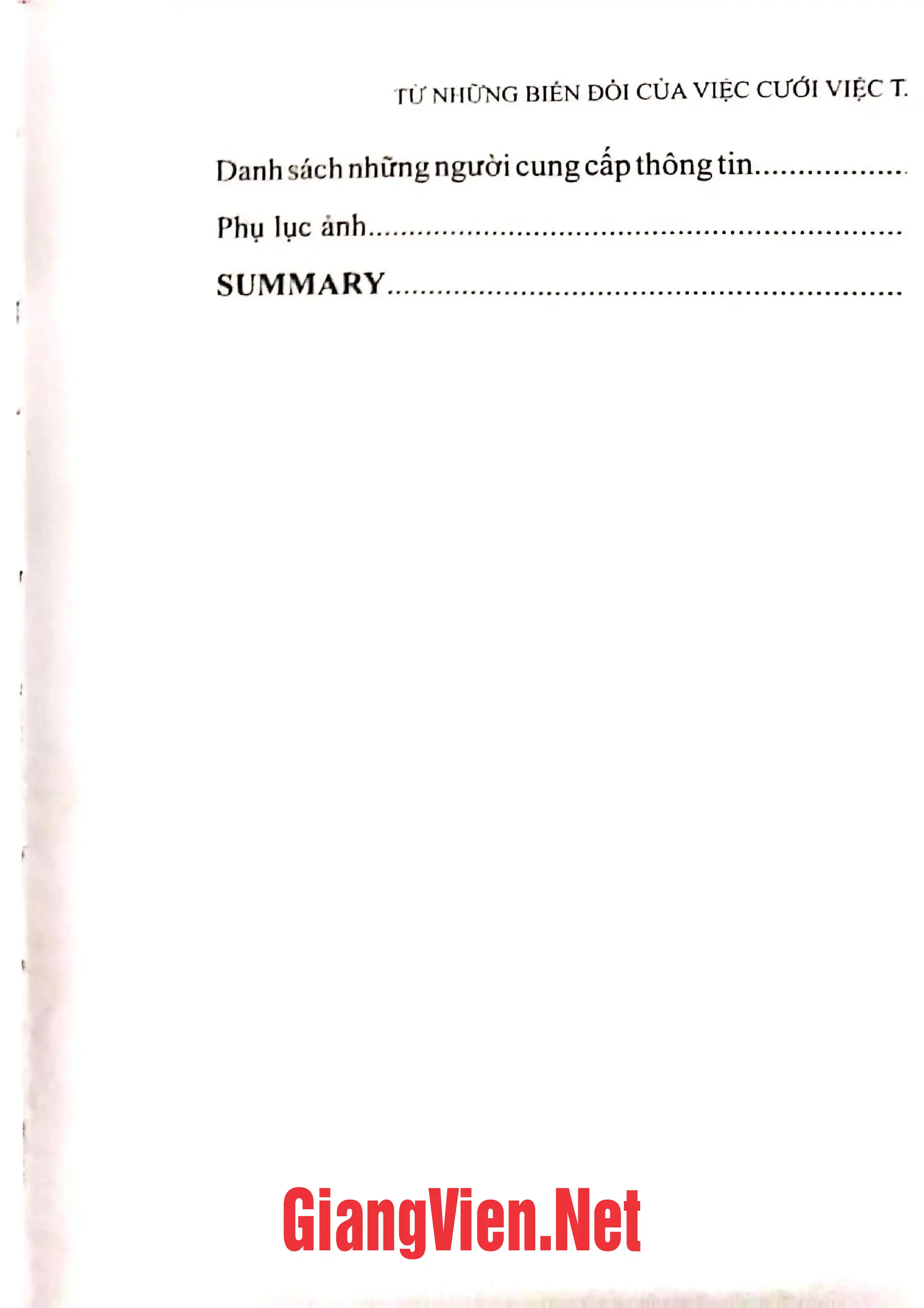 Ảnh minh họa nội dung cuốn sách: Từ những biến đổi của việc cưới, việc tang, nghiên cứu sự biến đổi của văn hóa dòng họ hiện nay Qua trường hợp làng Thái Hòa, xã Đông Hoàng, huyện Đông Hưng, tỉnh Thái Bình.