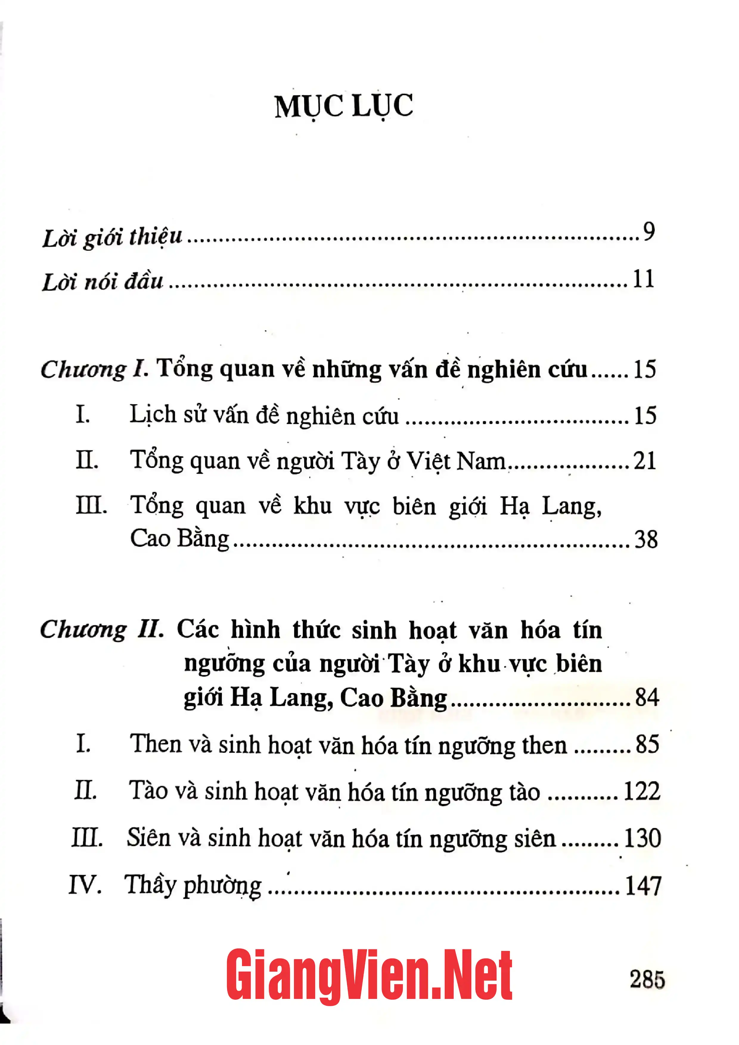 Ảnh minh họa nội dung cuốn sách: Đời sống tín ngưỡng của người Tày ven biên giới Hạ Lang, Cao Bằng