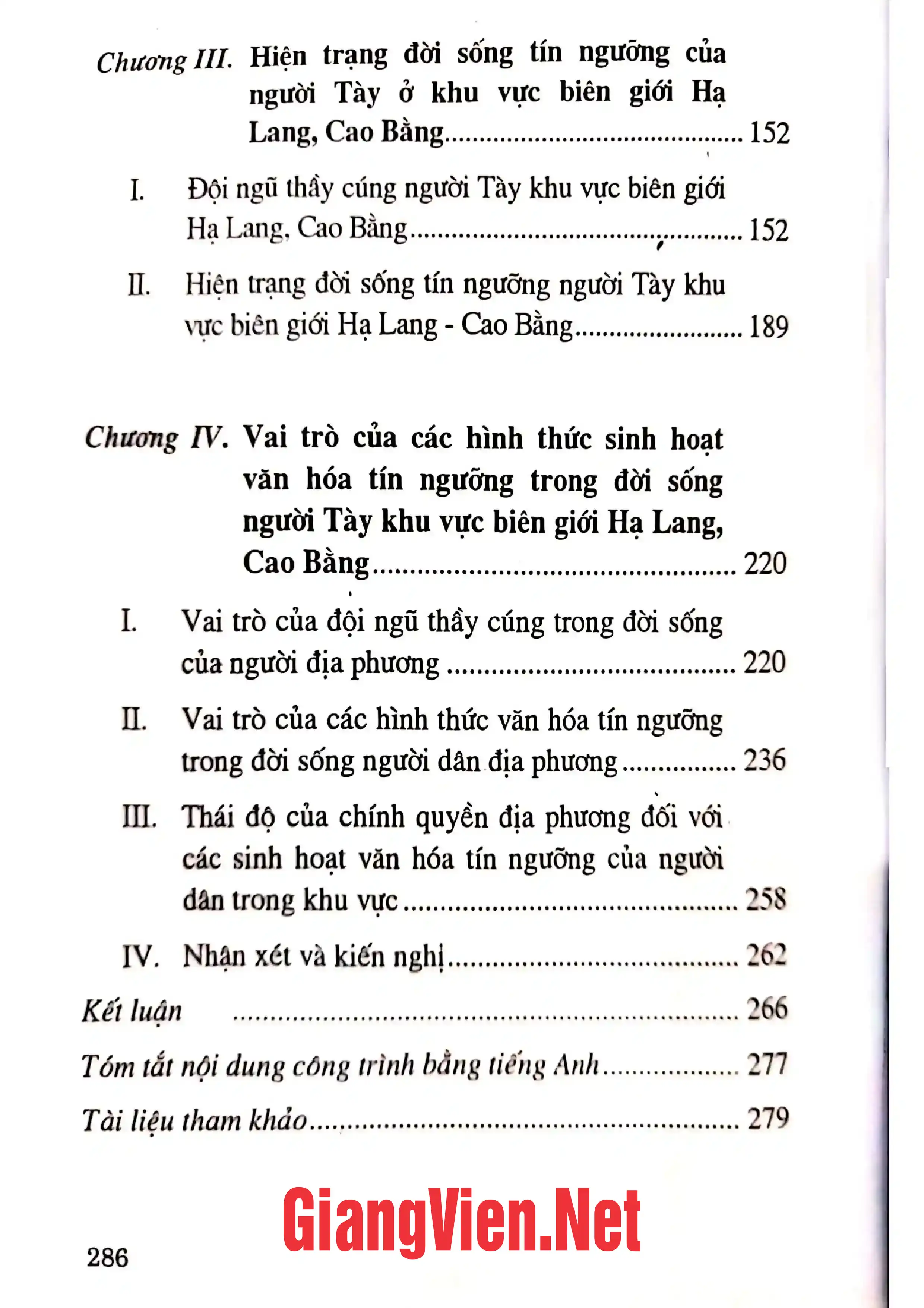 Ảnh minh họa nội dung cuốn sách: Đời sống tín ngưỡng của người Tày ven biên giới Hạ Lang, Cao Bằng