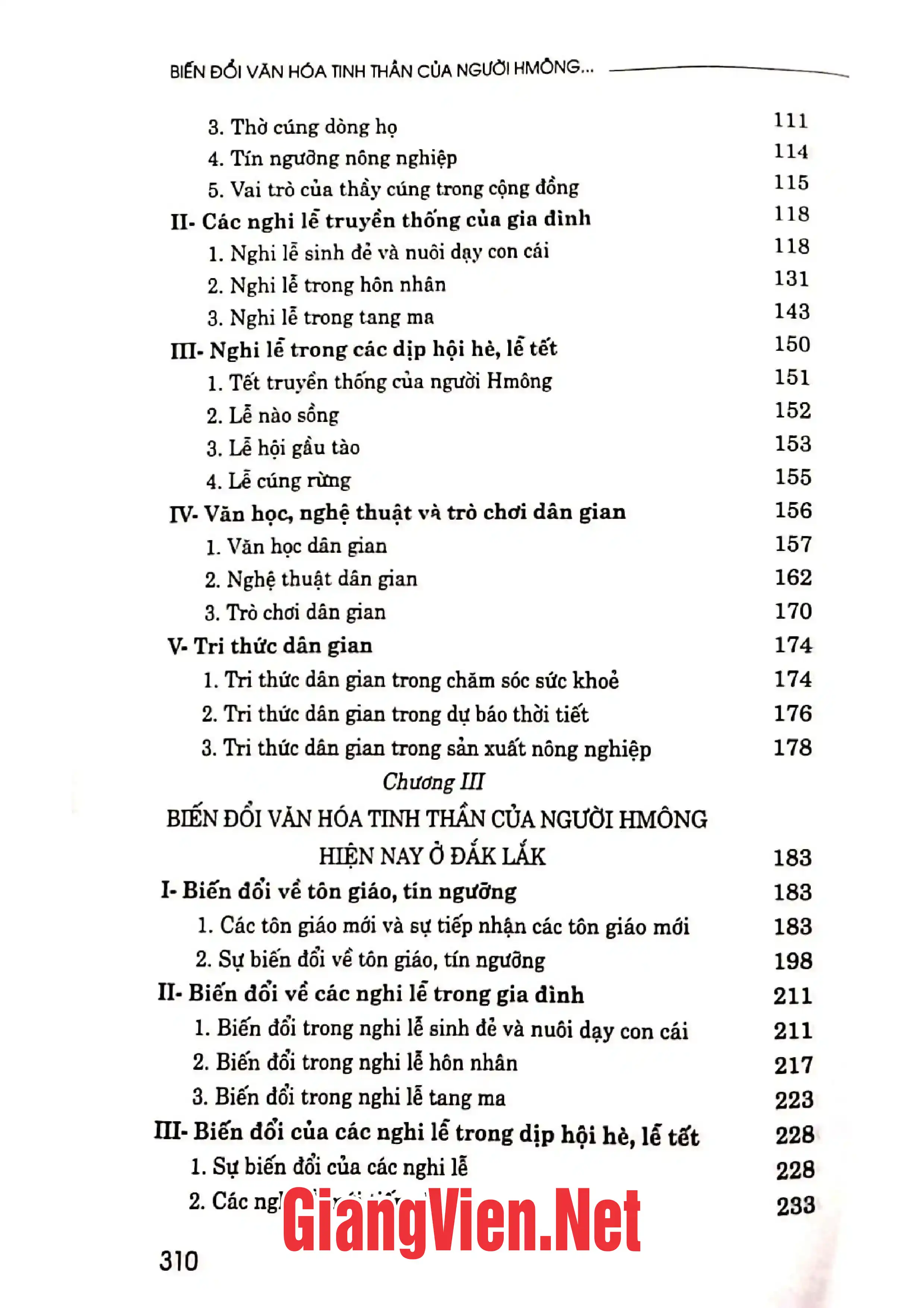 Ảnh minh họa nội dung cuốn sách: Biến đổi văn hóa tinh thần của người Hmông di cu ở Đắk Lắk