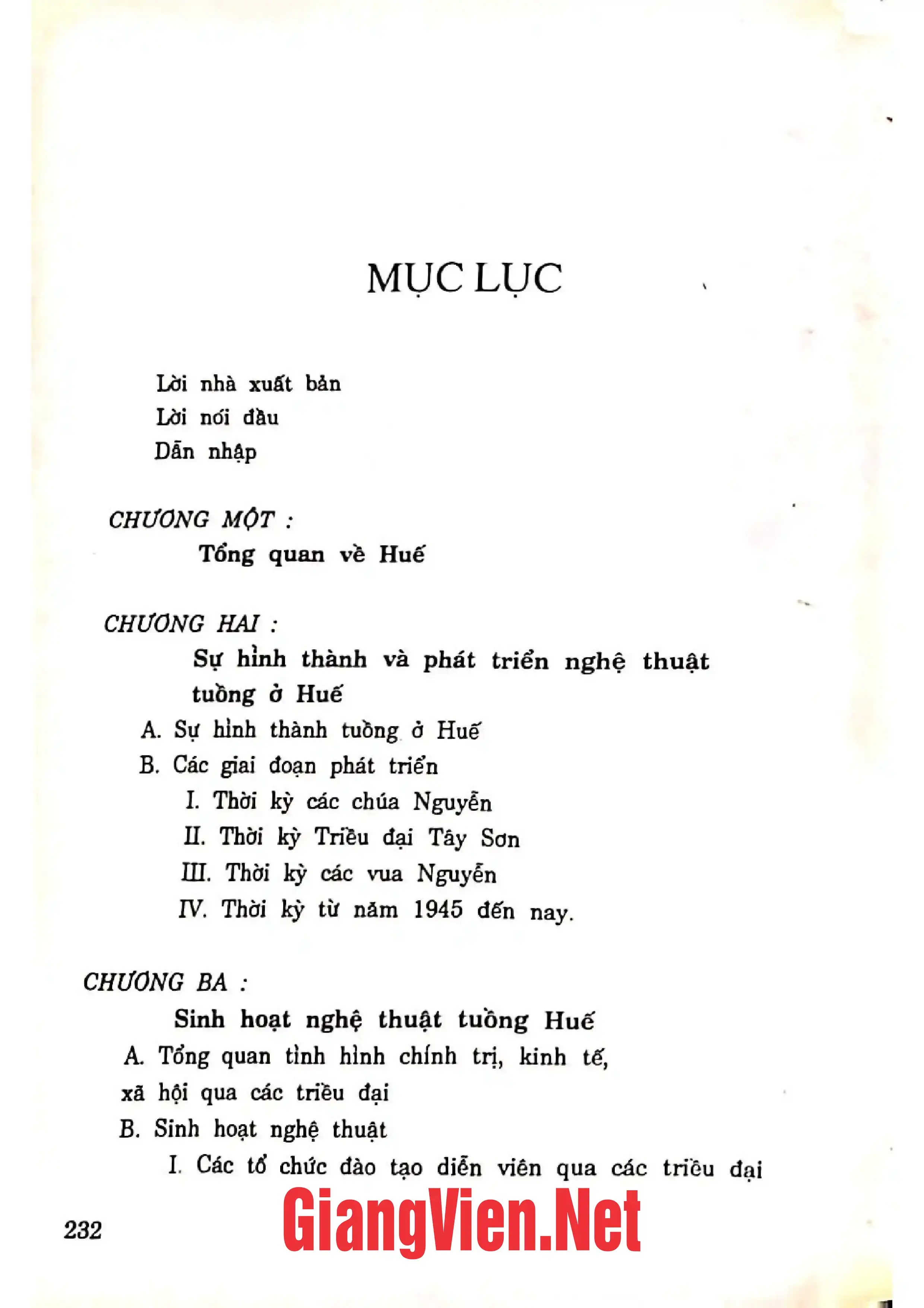 Ảnh minh họa nội dung cuốn sách: Tuồng Huế