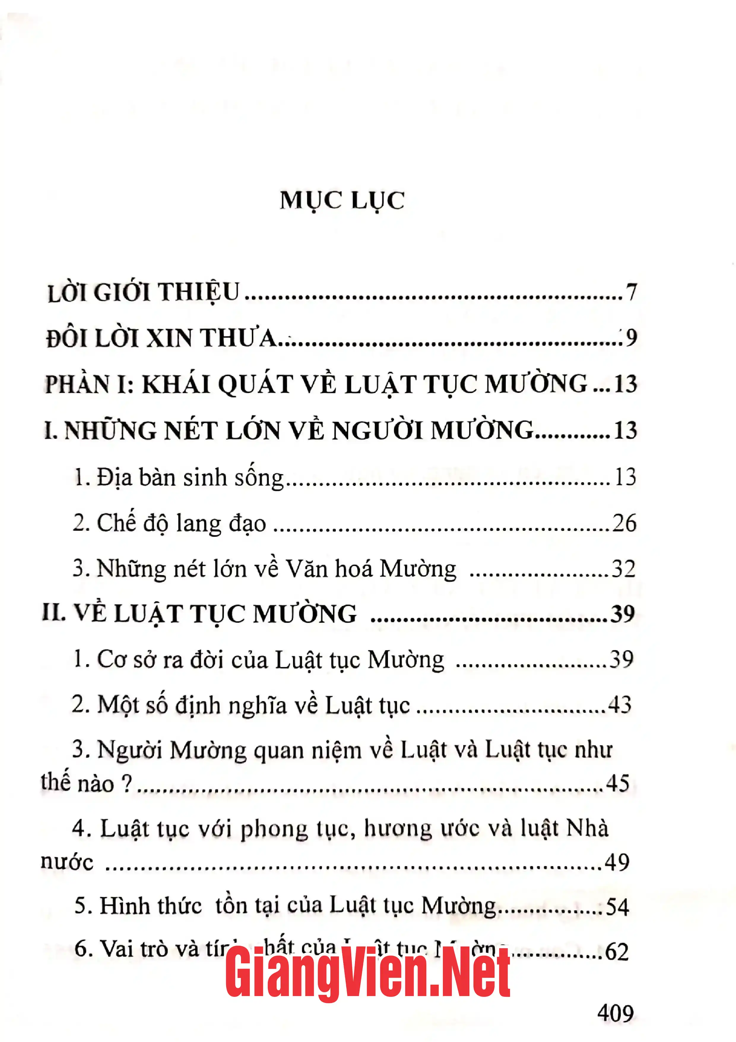 Ảnh minh họa nội dung cuốn sách: Luật tục Mường
