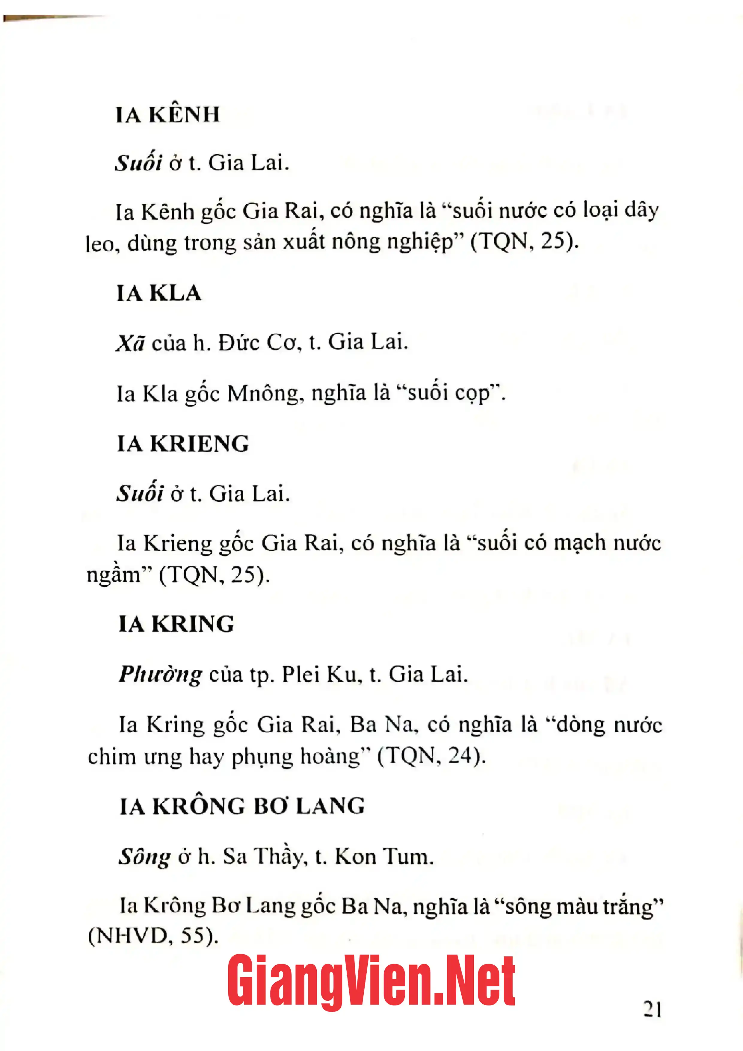 Ảnh minh họa nội dung cuốn sách: Từ điển từ nguyên địa danh Việt Nam Quyển 2
