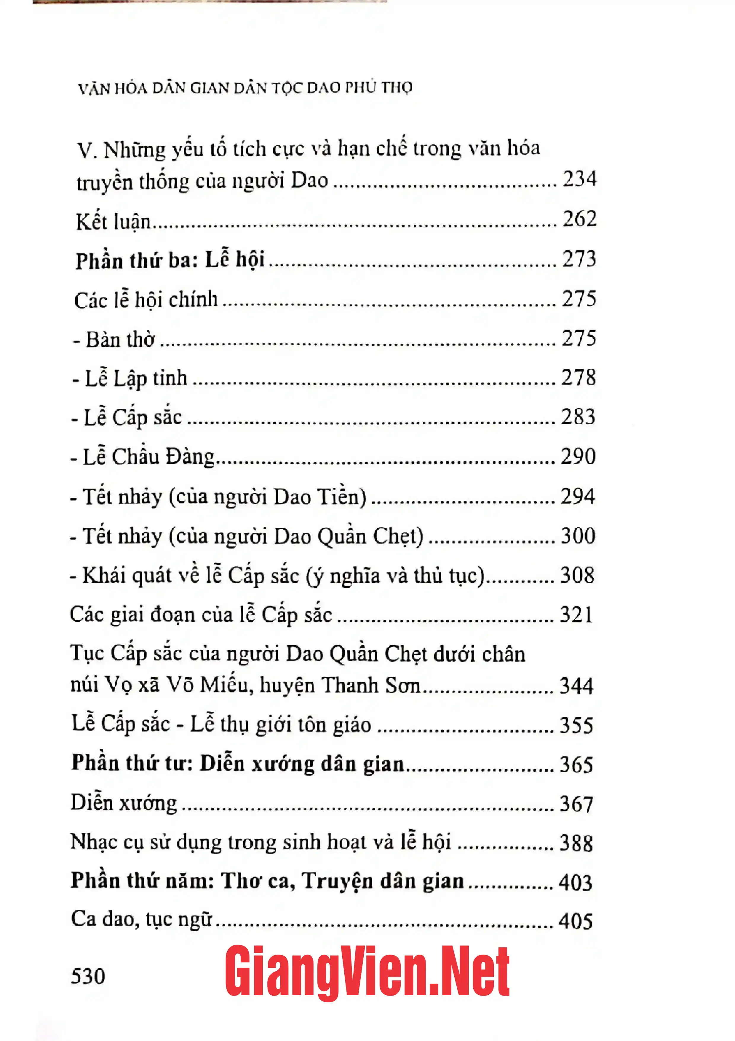 Ảnh minh họa nội dung cuốn sách: Văn hóa dân gian dân tộc Dao Phú Thọ