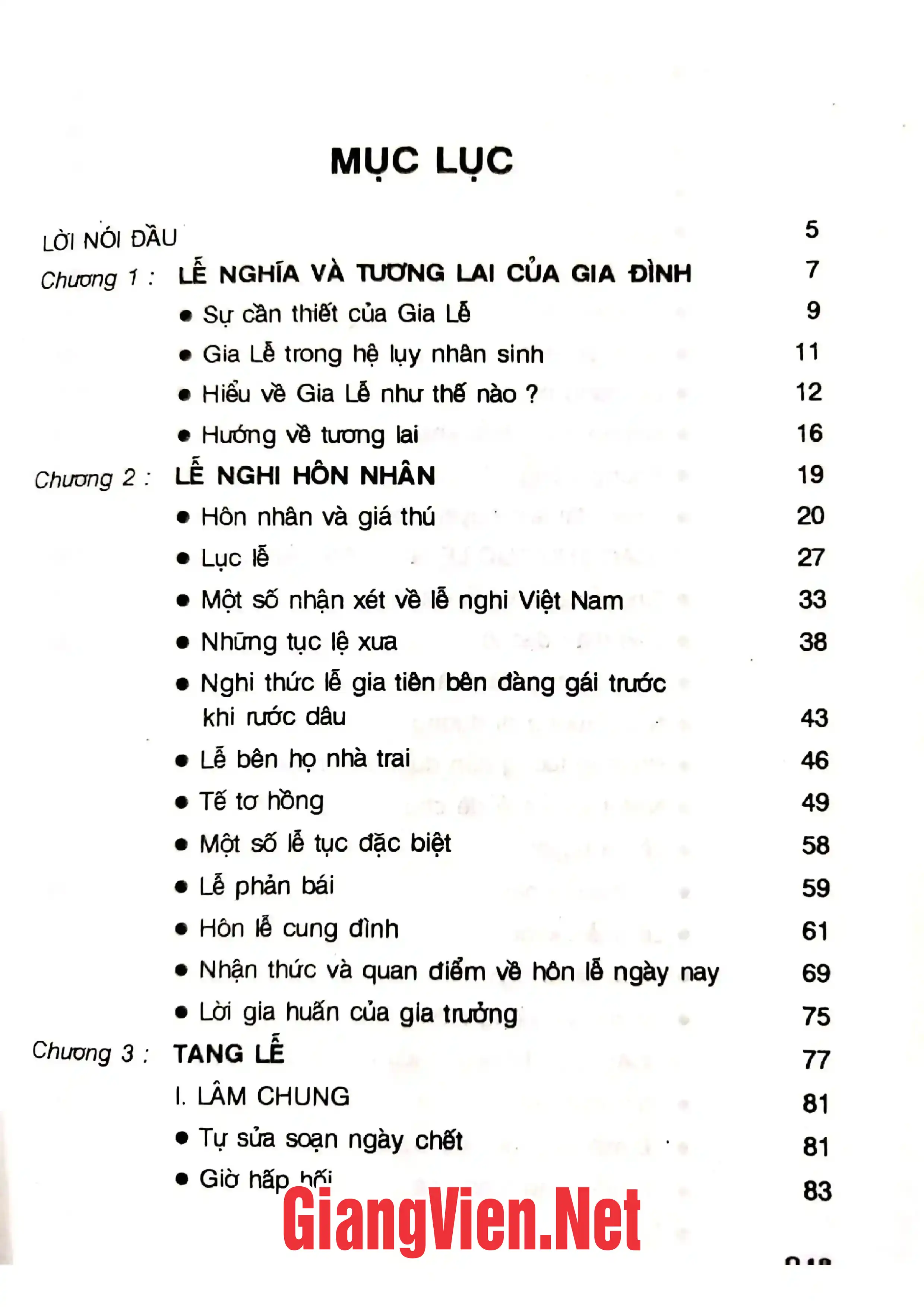 Ảnh minh họa nội dung cuốn sách: Gia lễ xưa và nay