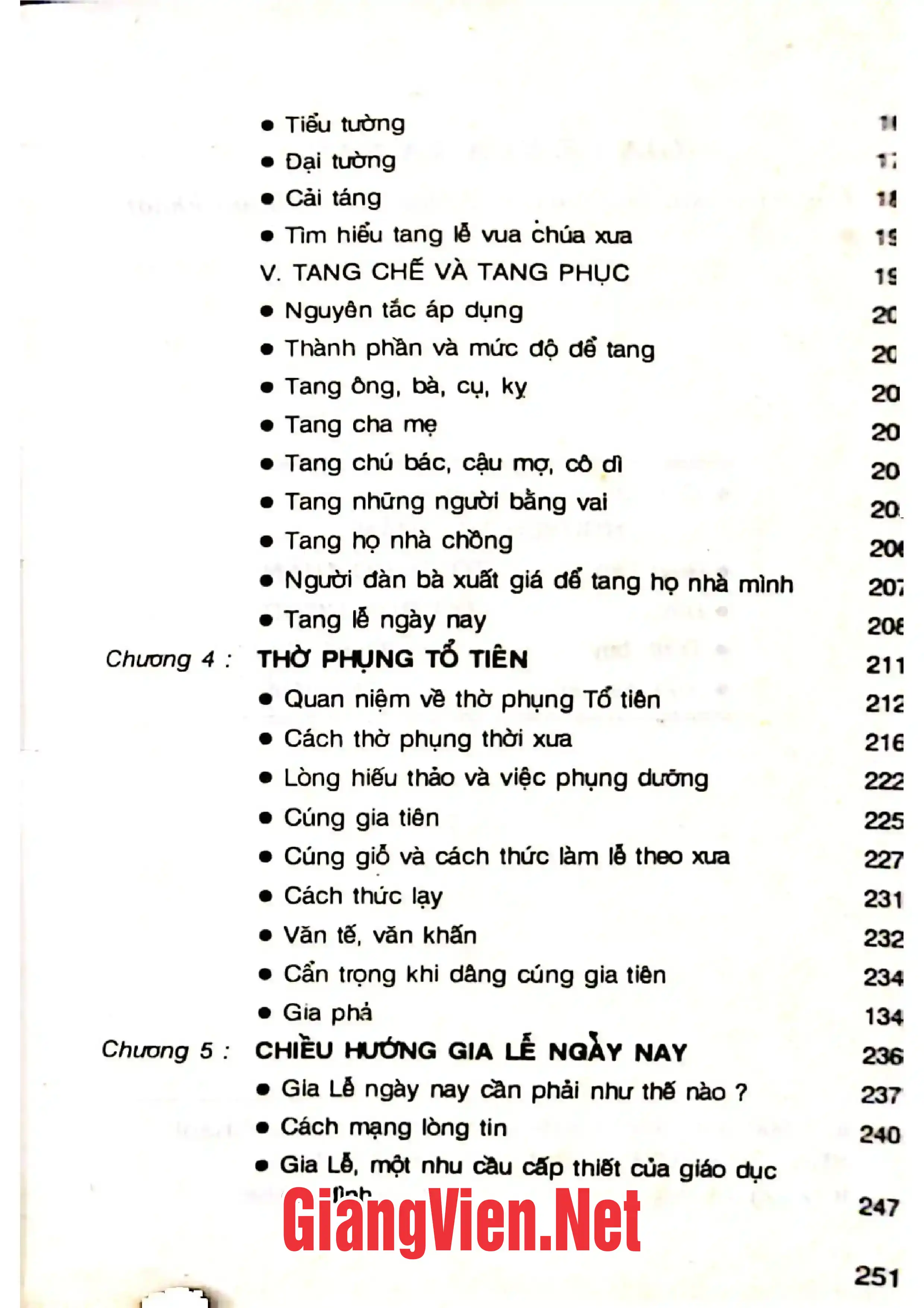 Ảnh minh họa nội dung cuốn sách: Gia lễ xưa và nay