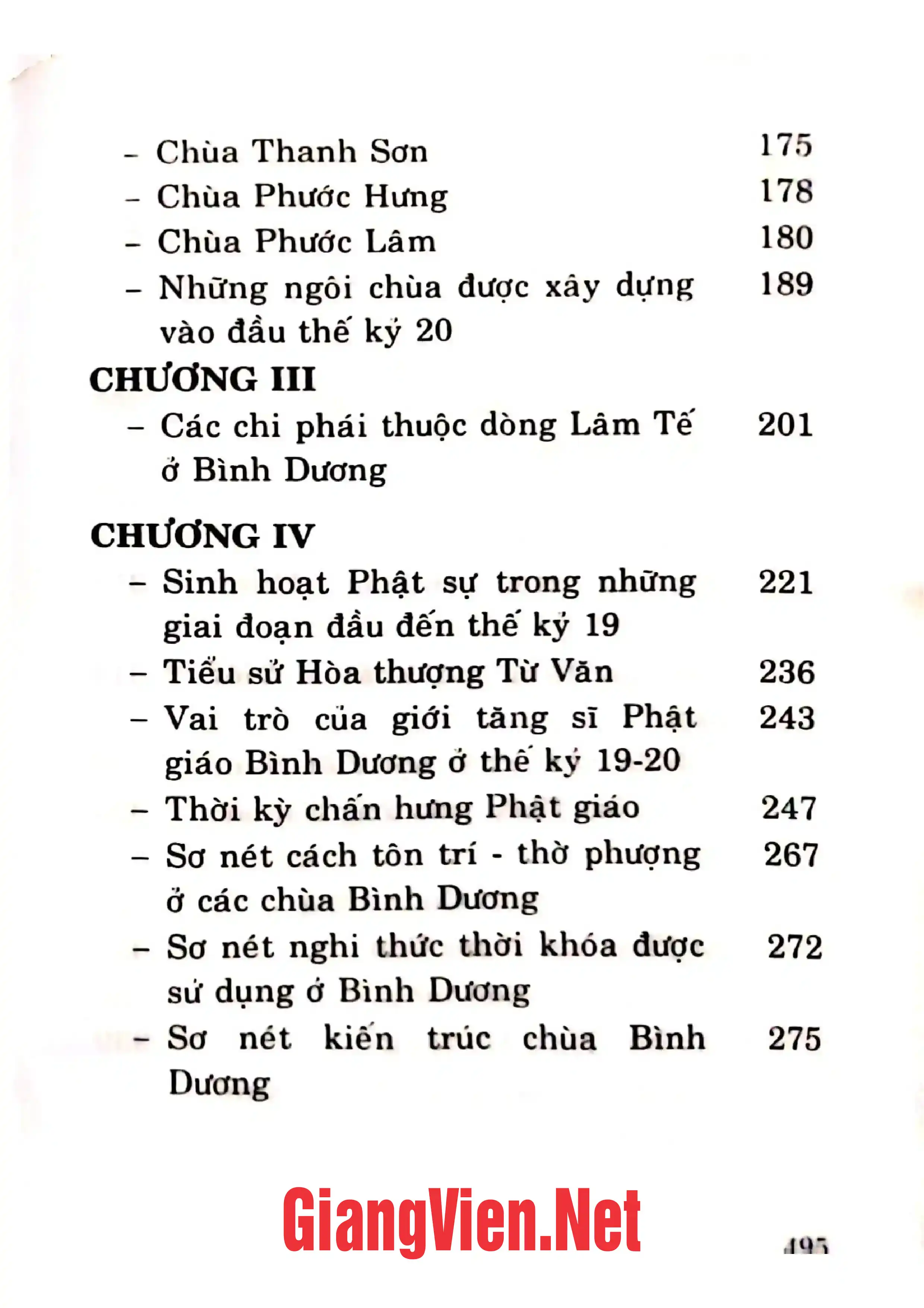 Ảnh minh họa nội dung cuốn sách: Sơ thảo Phật giáo Bình Dương