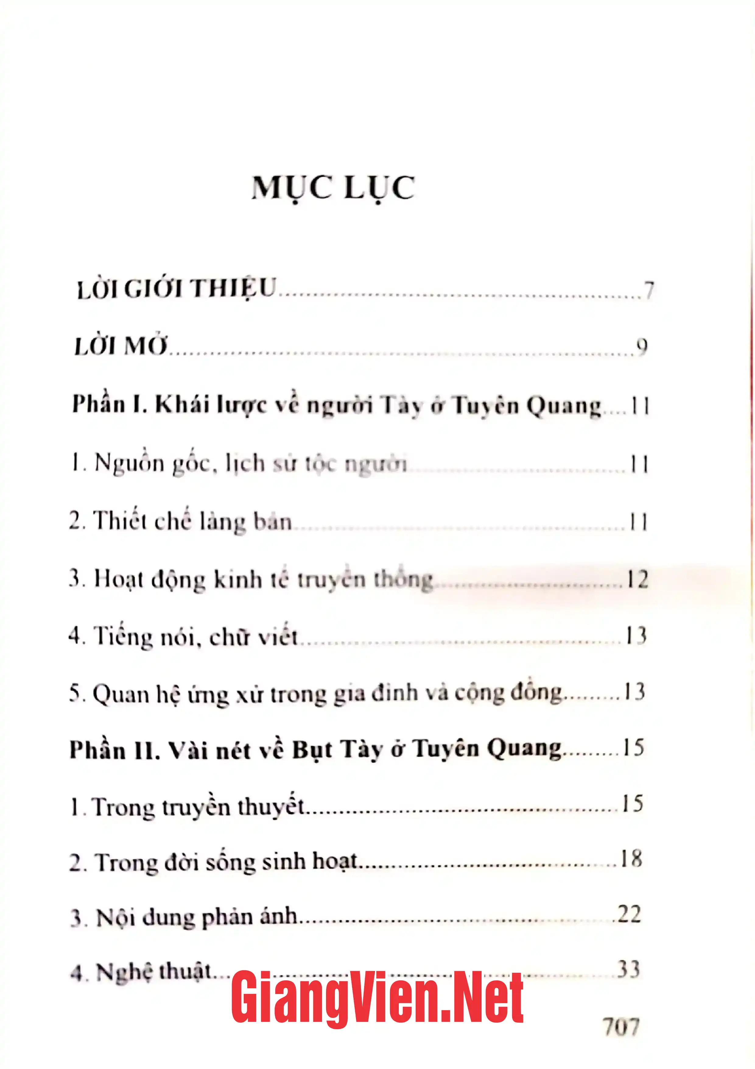 Ảnh minh họa nội dung cuốn sách: Lời ca Bụt Tày ở Tuyên Quang