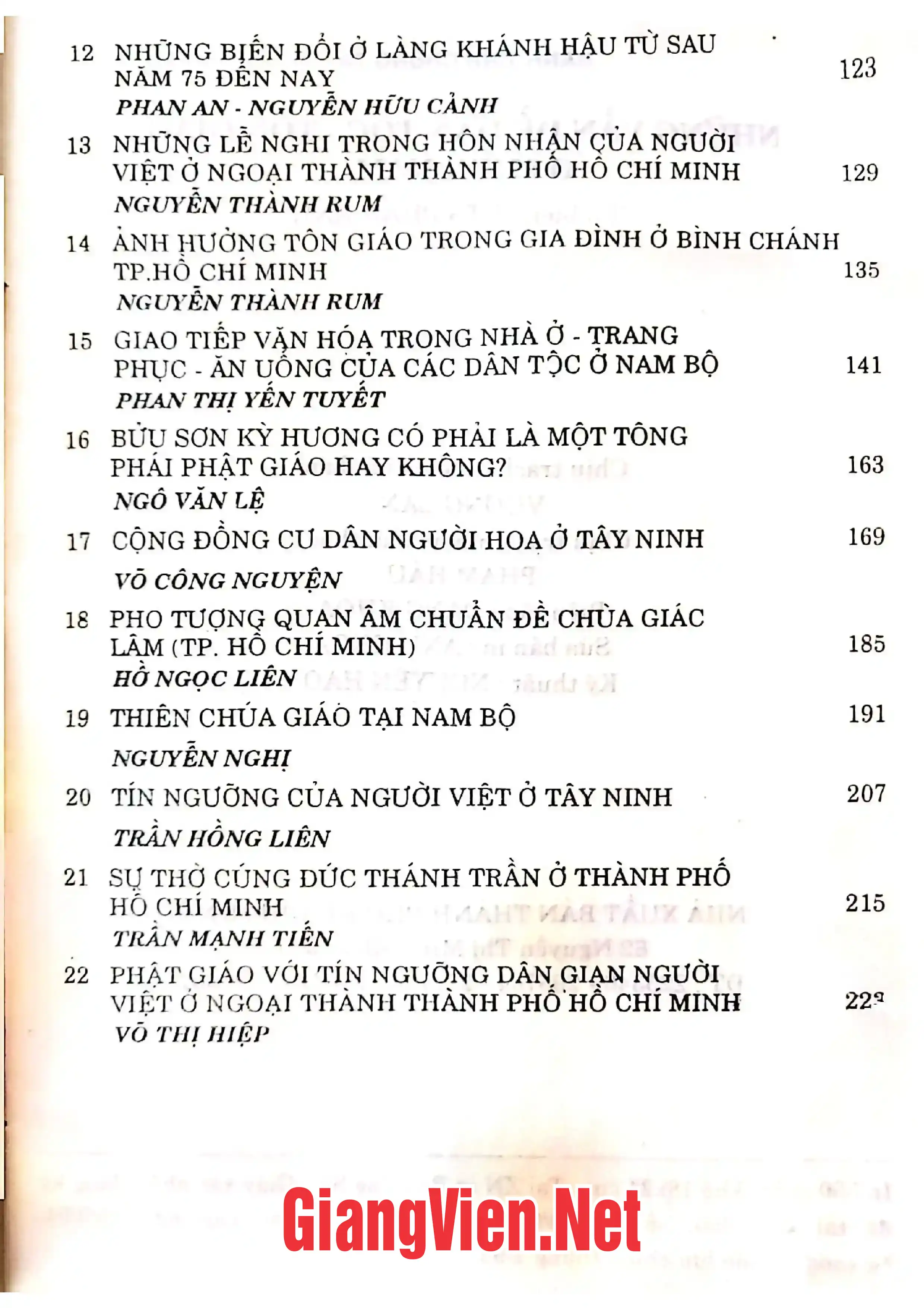 Ảnh minh họa nội dung cuốn sách: Những vấn đề dân tộc tôn giáo ở miền Nam