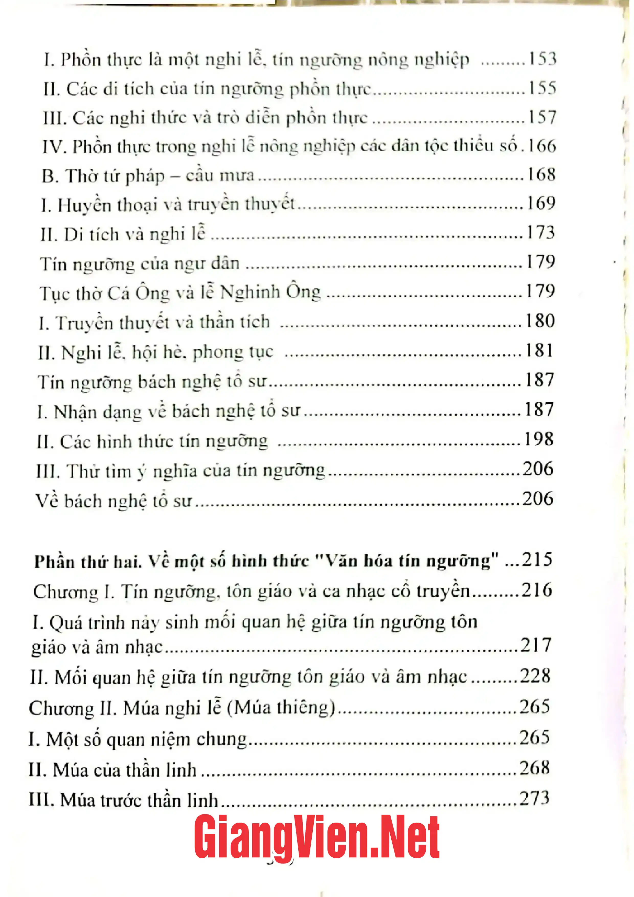 Ảnh minh họa nội dung cuốn sách: Tín ngưỡng trong sinh hoạt văn hóa dân gian