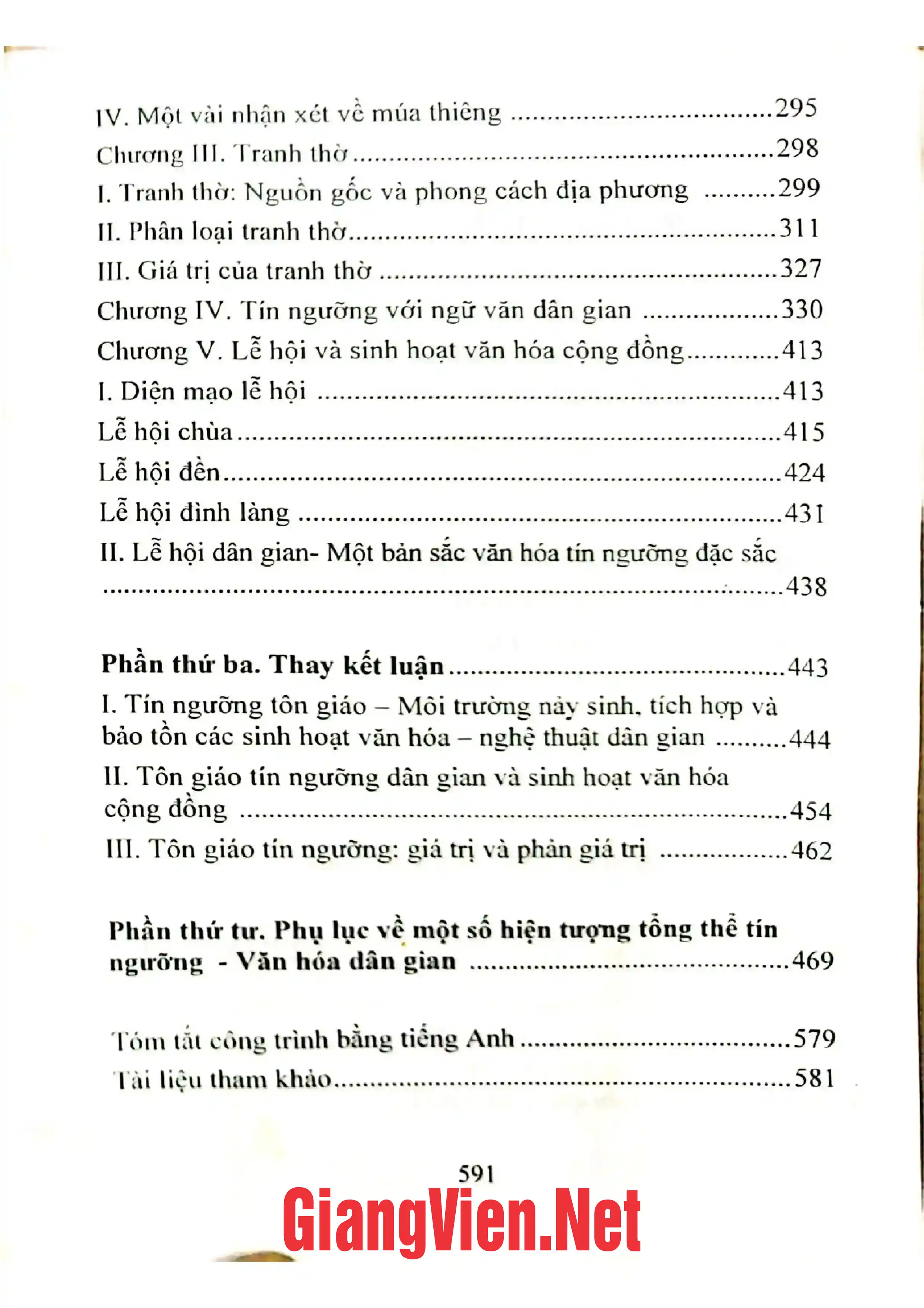 Ảnh minh họa nội dung cuốn sách: Tín ngưỡng trong sinh hoạt văn hóa dân gian
