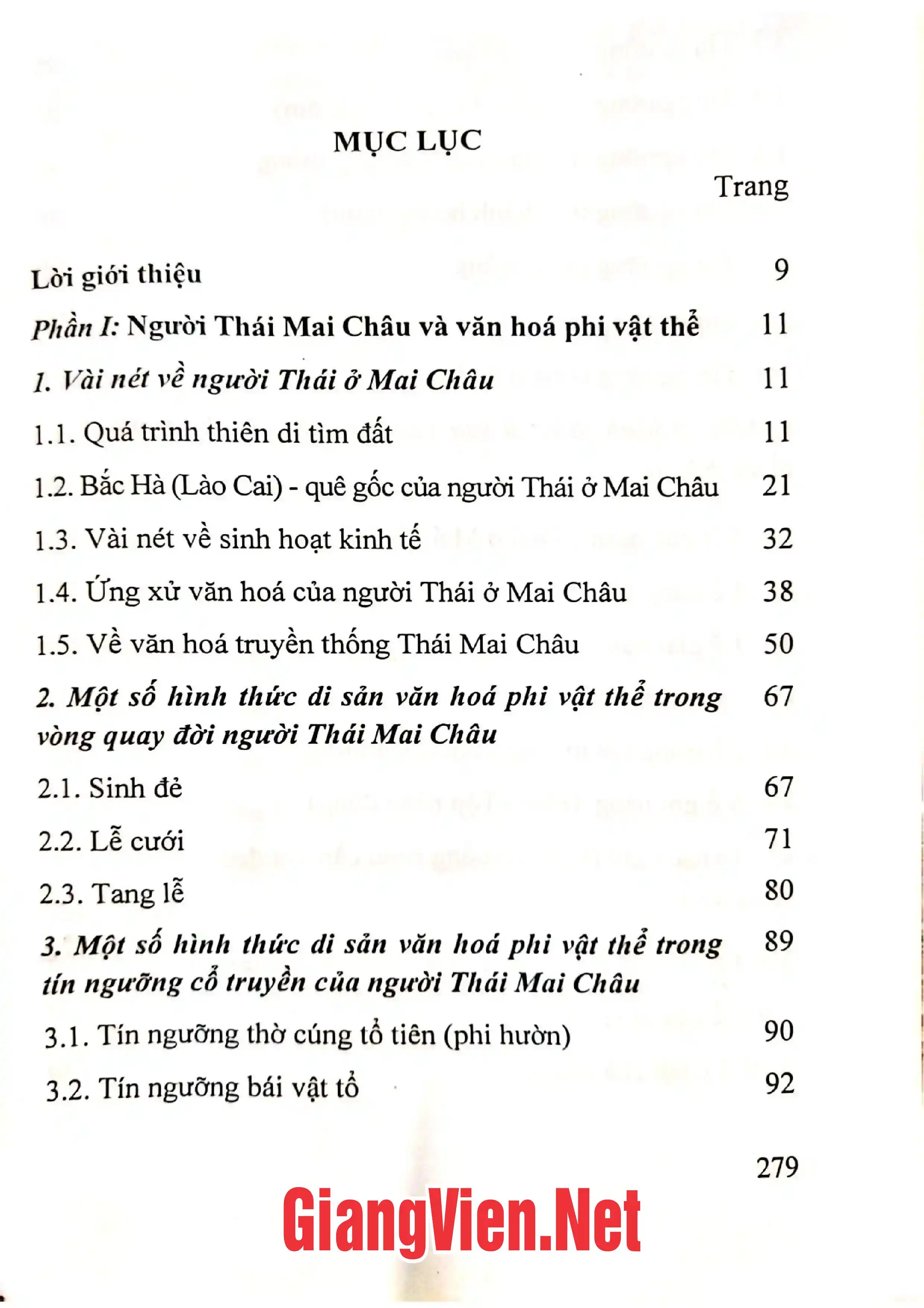 Ảnh minh họa nội dung cuốn sách: Di sản văn hóa phi vật thể của người Thái ở Mai Châu