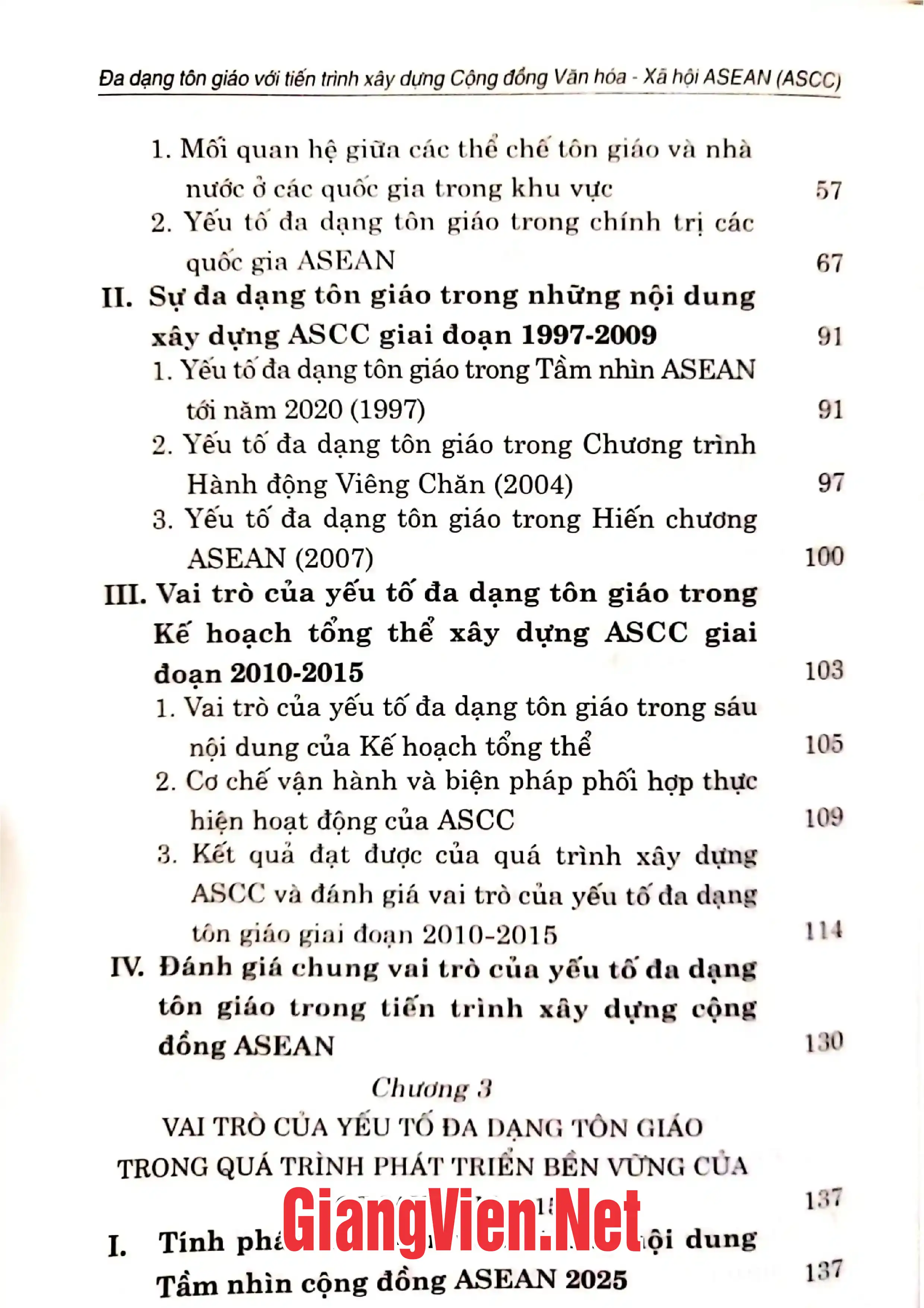 Ảnh minh họa nội dung cuốn sách: Đa dạng tôn giáo với tiến trình xây dựng cộng đồng văn hóa - xã hội Asean
