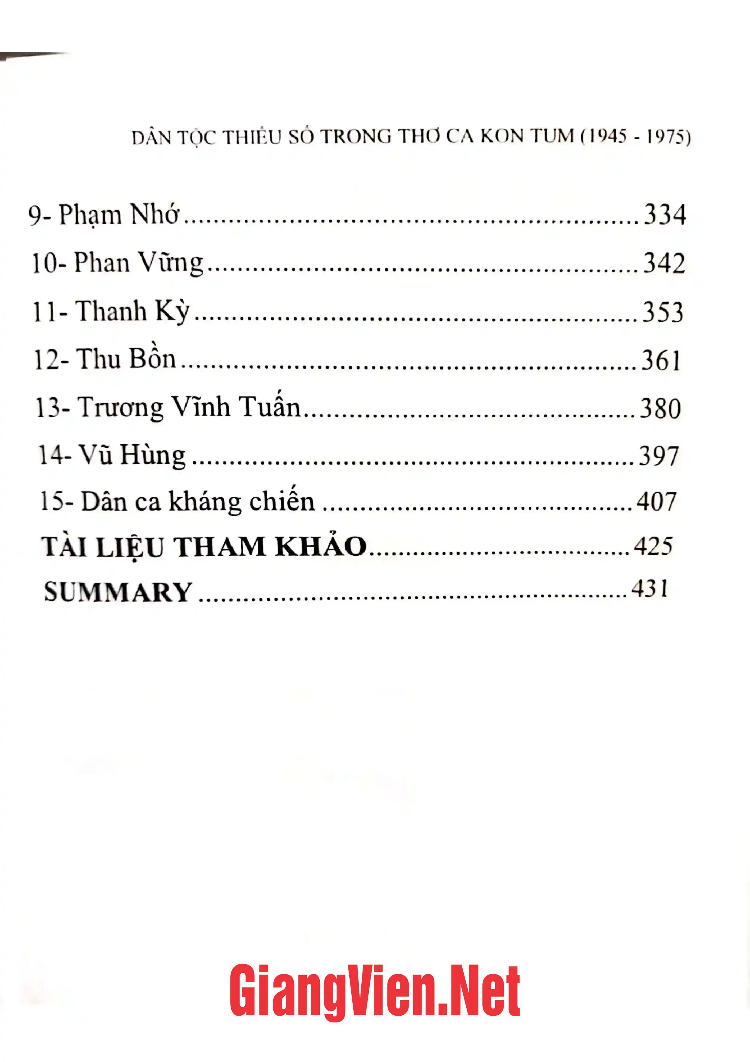 Ảnh minh họa nội dung cuốn sách: Dân tộc thiểu số trong thơ ca Kon Tum 1945 - 1975