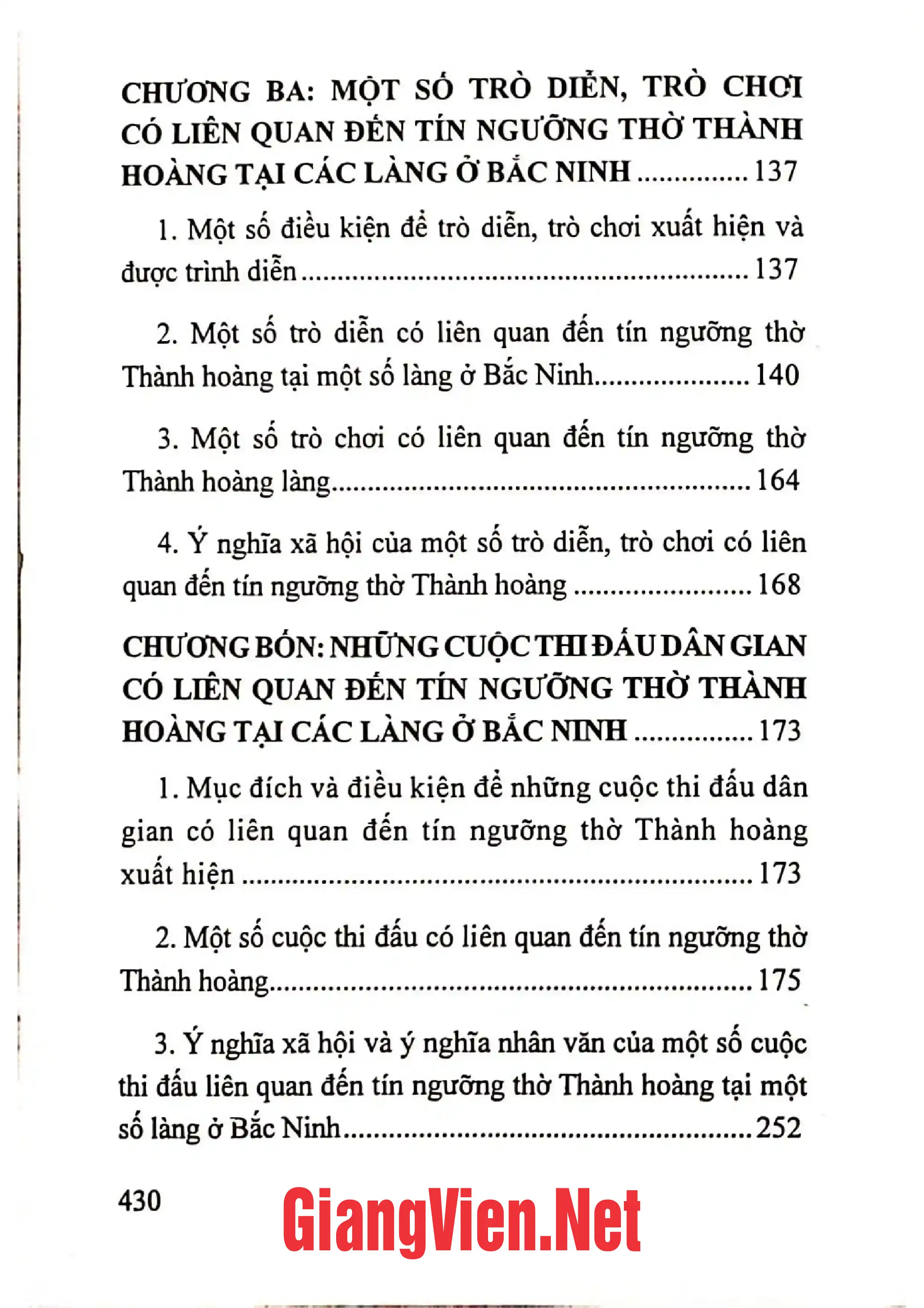 Ảnh minh họa nội dung cuốn sách: Một số nghi lễ, hội thi, trò diễn dân gian và phong tục tập quán có liên quan đến tín ngưỡng thờ Thành hoàng làng ở Bắc Ninh