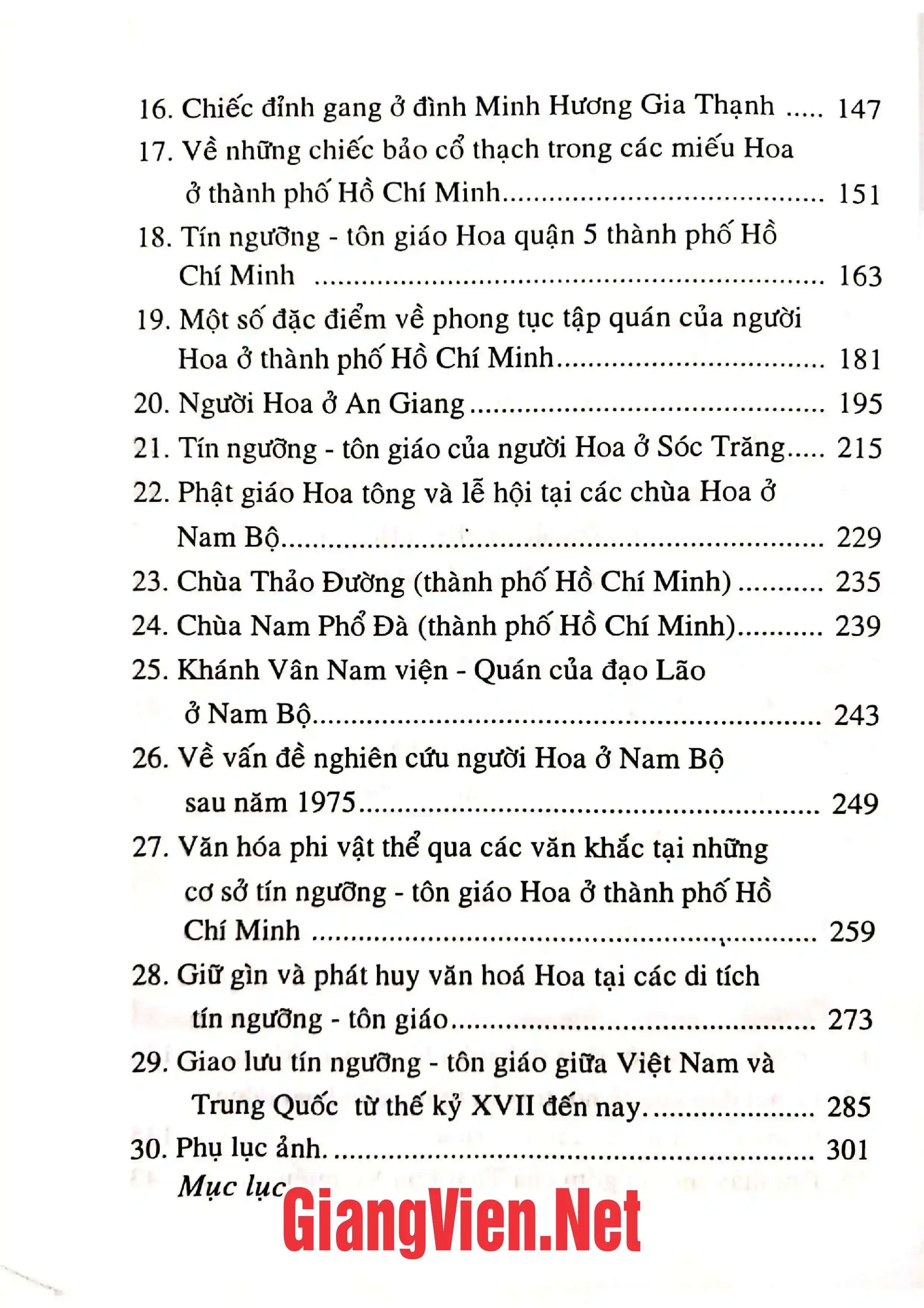 Ảnh minh họa nội dung cuốn sách: Văn hóa người Hoa ở Nam Bộ: tín ngưỡng -tôn giáo