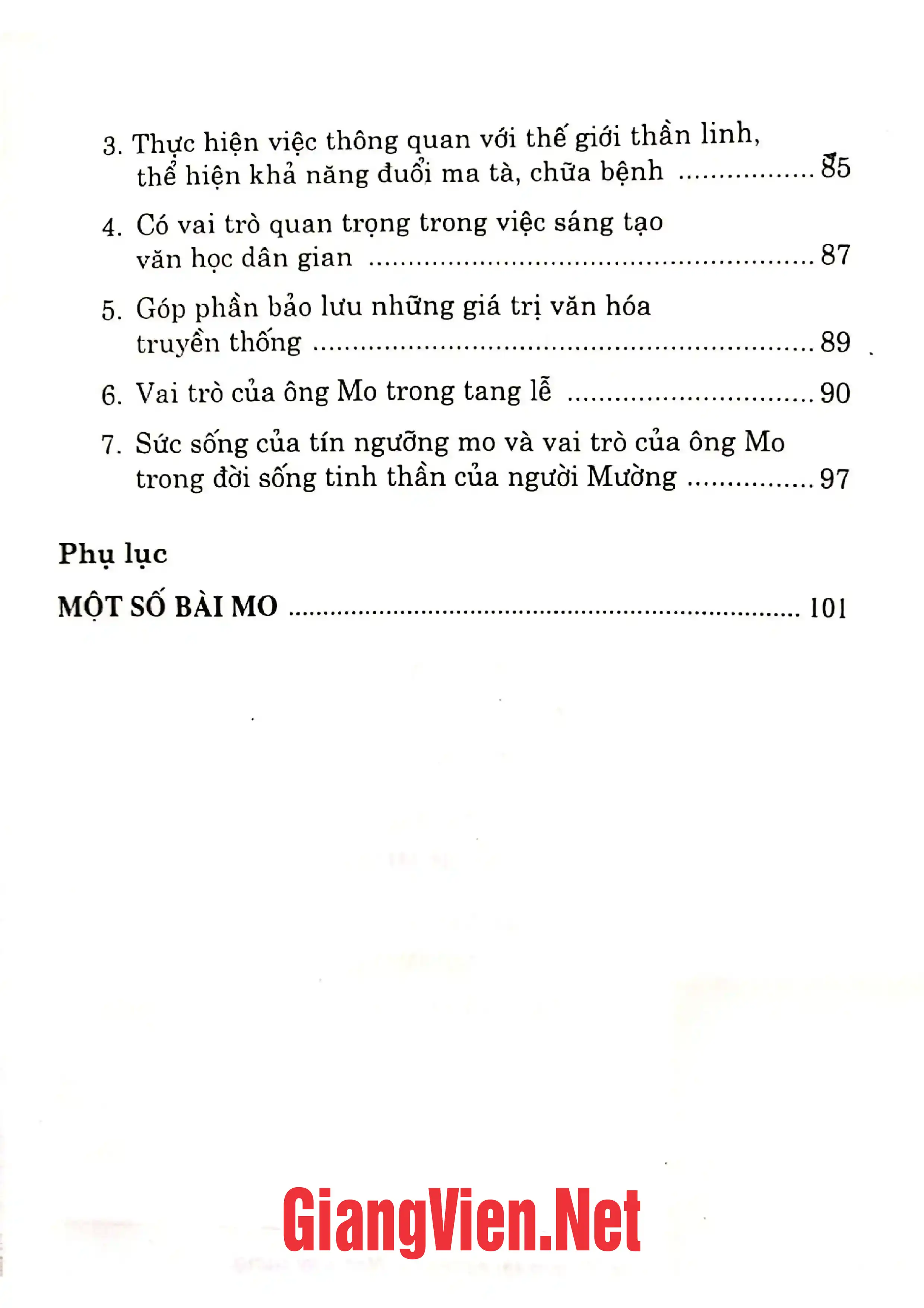Ảnh minh họa nội dung cuốn sách: Nghi lễ Mo trong đời sống tinh thần của người Mường