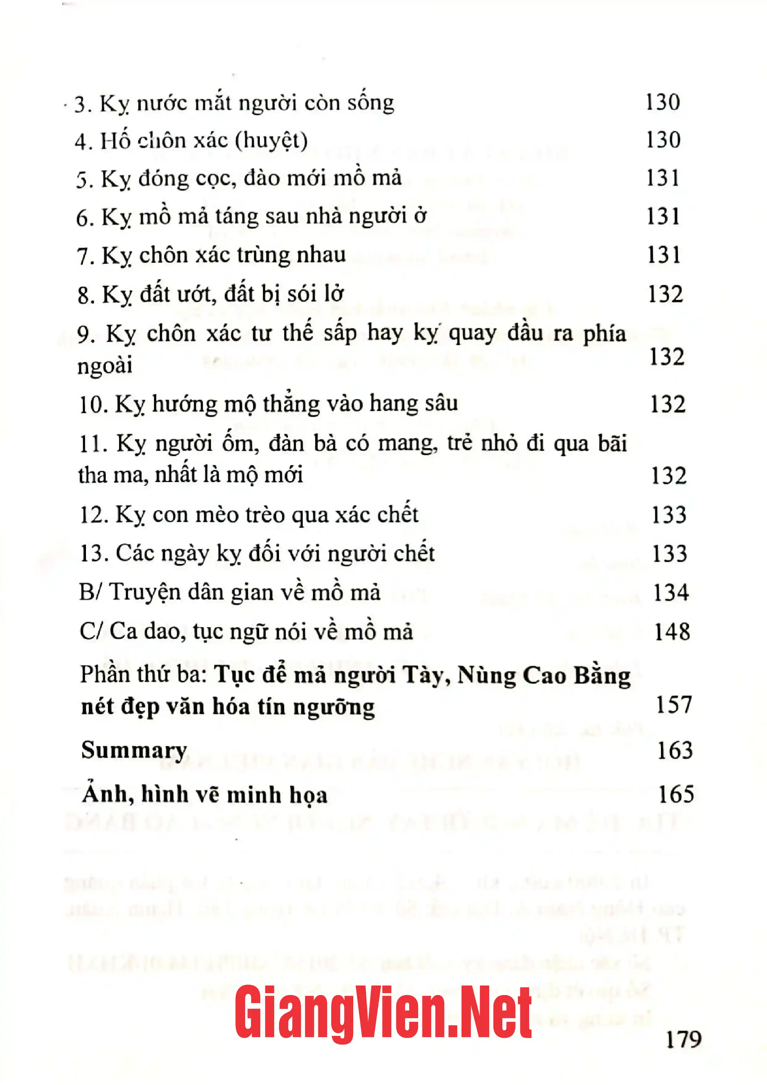 Ảnh minh họa nội dung cuốn sách: Tục để mả người Tày người Nùng ở Cao Bằng