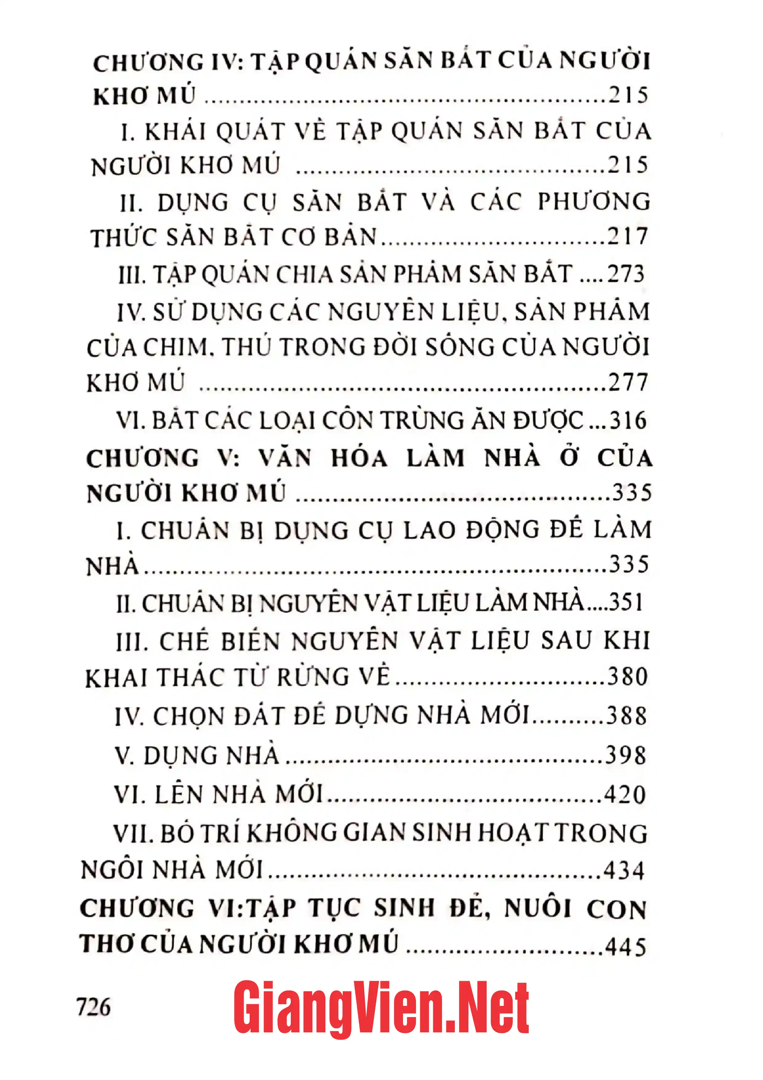 Ảnh minh họa nội dung cuốn sách: Văn hóa dân gian của người Khơ Mú tỉnh Điện Biên