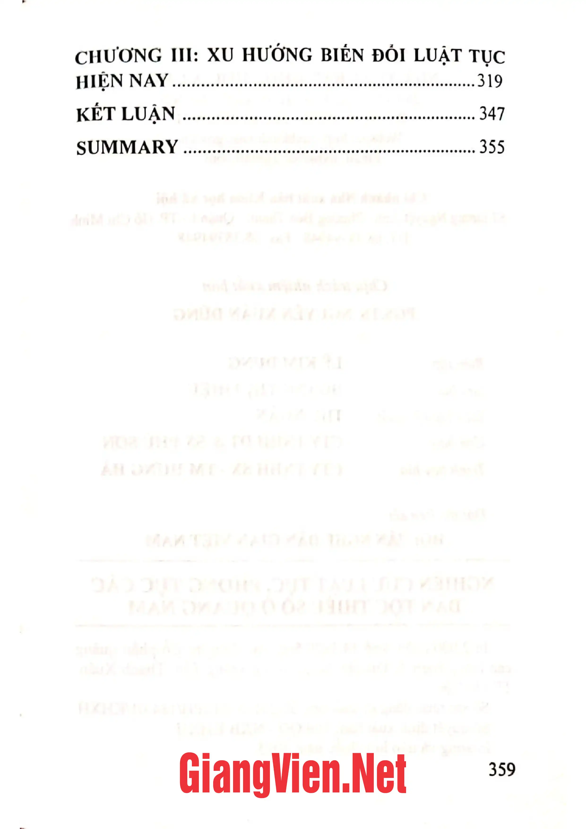 Ảnh minh họa nội dung cuốn sách: Nghiên cứu luật tục