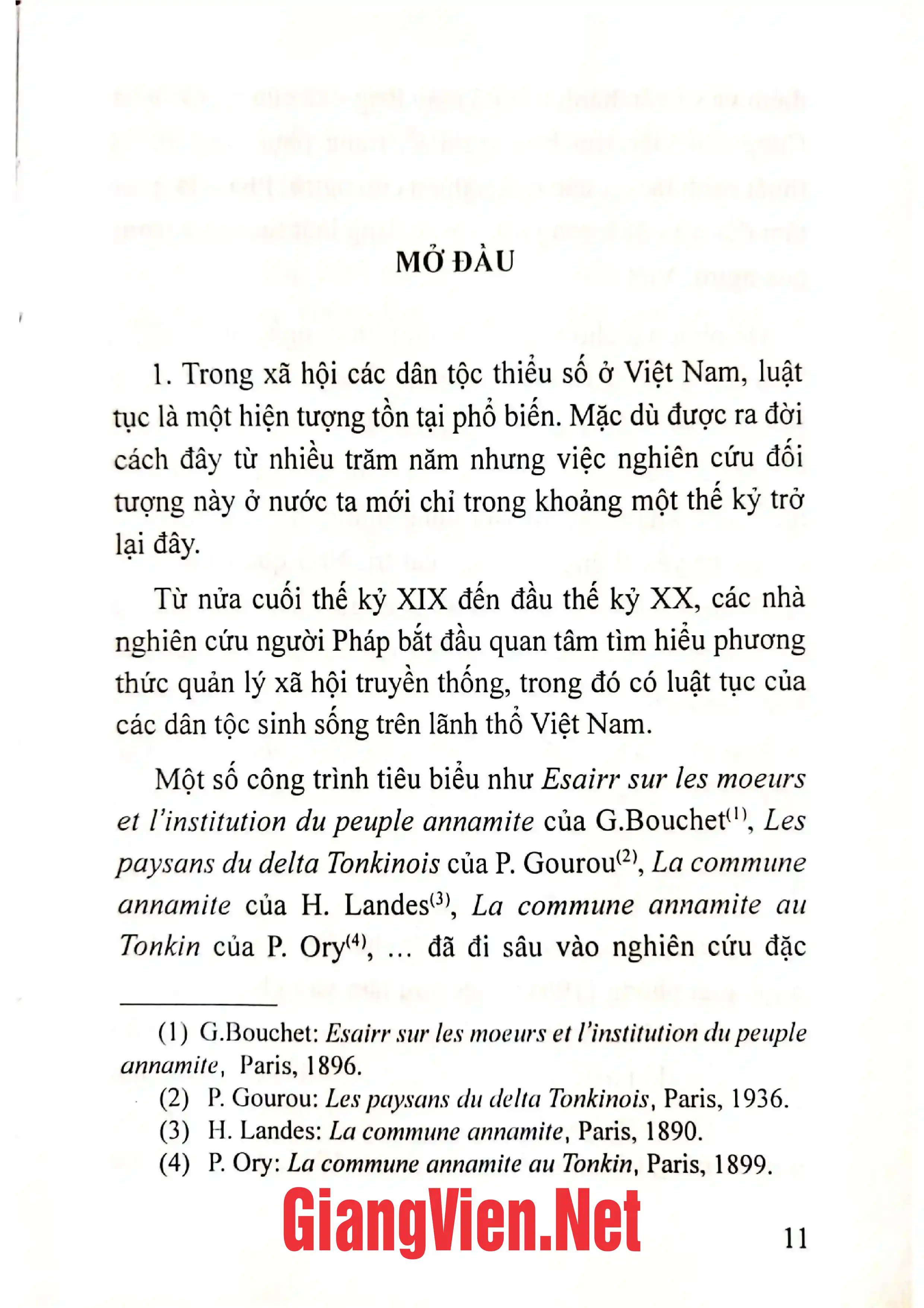 Ảnh minh họa nội dung cuốn sách: Nghiên cứu luật tục