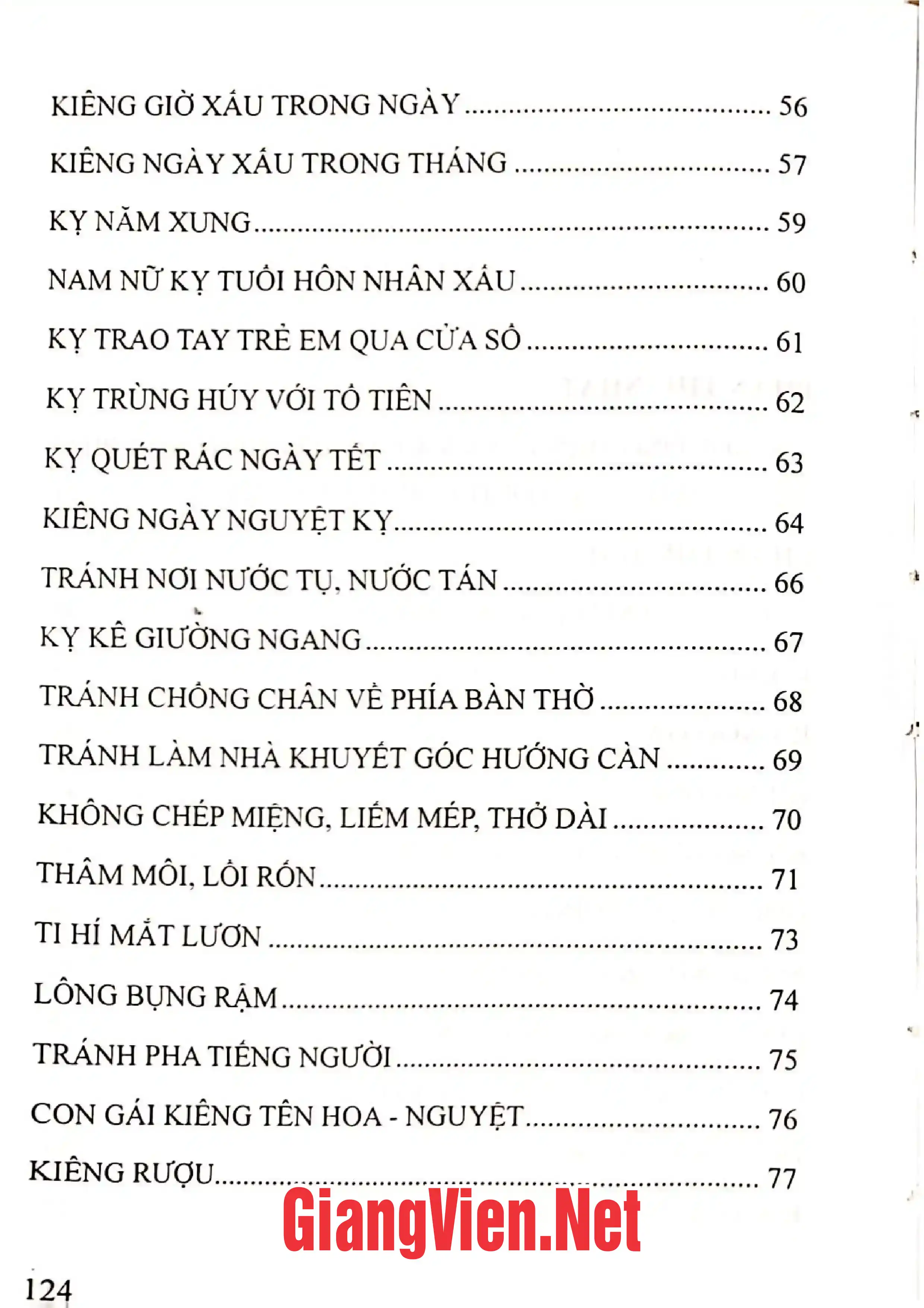Ảnh minh họa nội dung cuốn sách: Tục hèm kiêng kỵ dân gian Việt Nam